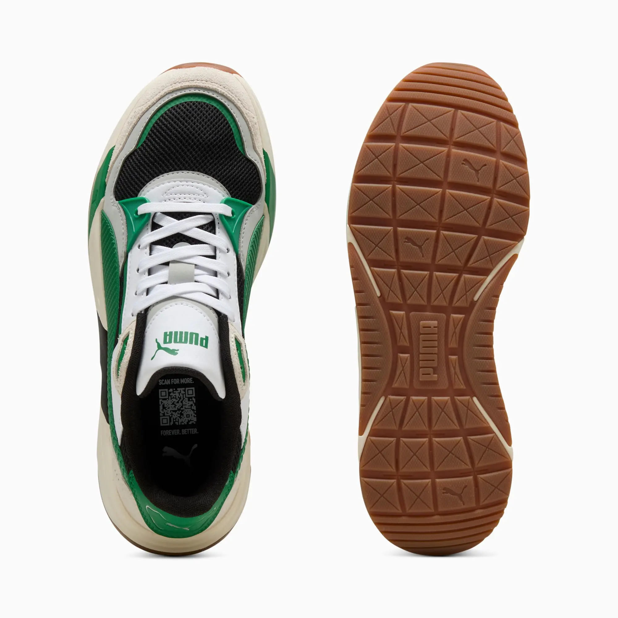 PUMA Trinity 2 Sneakers Unisex, Black/Archive Green/White