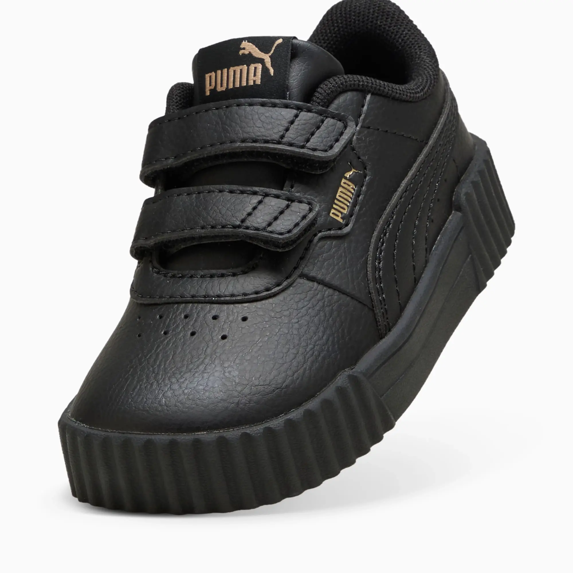 PUMA Carina 3.0 Sneakers Toddler, Black/Gold