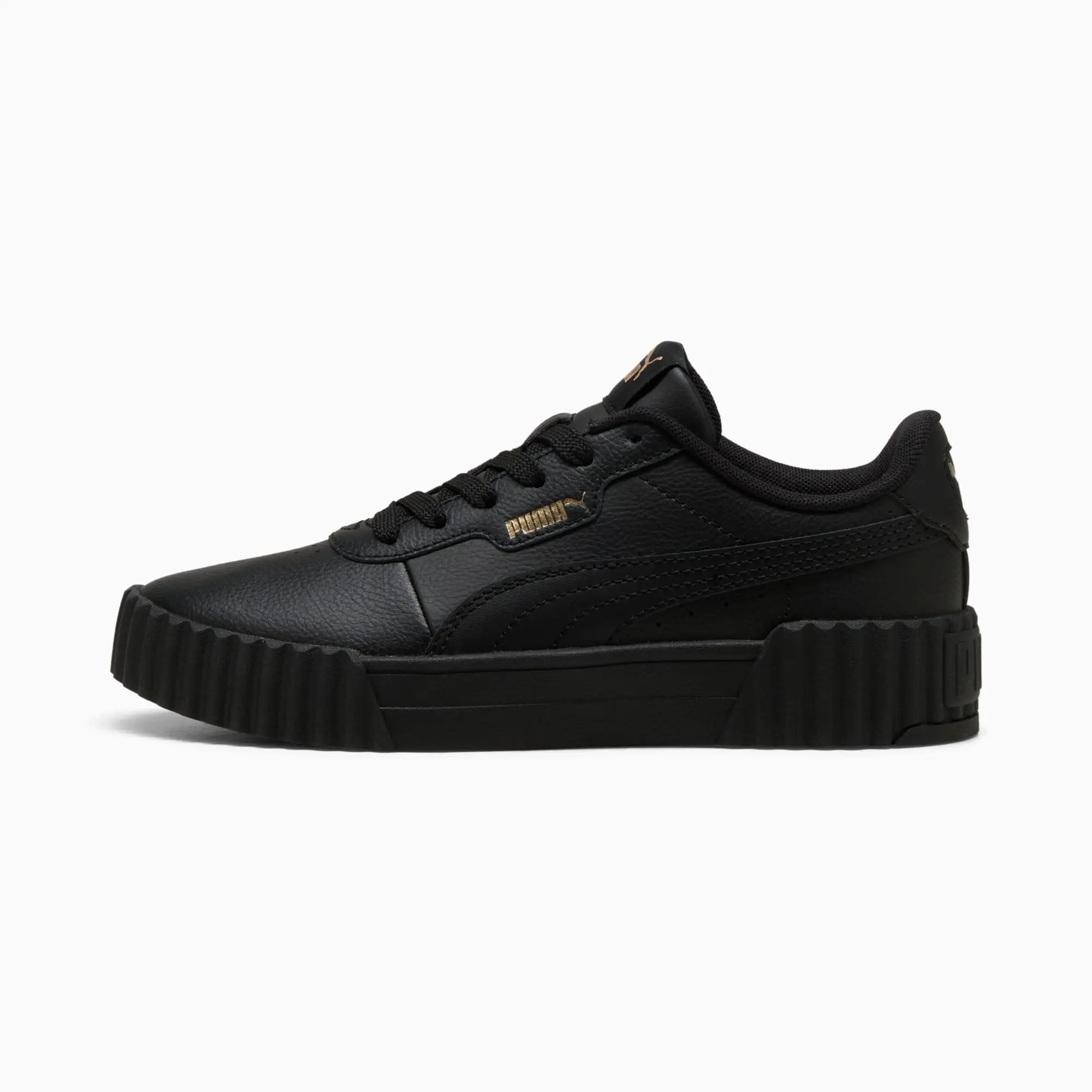 PUMA Carina 3.0 Sneakers Youth, Black/Gold