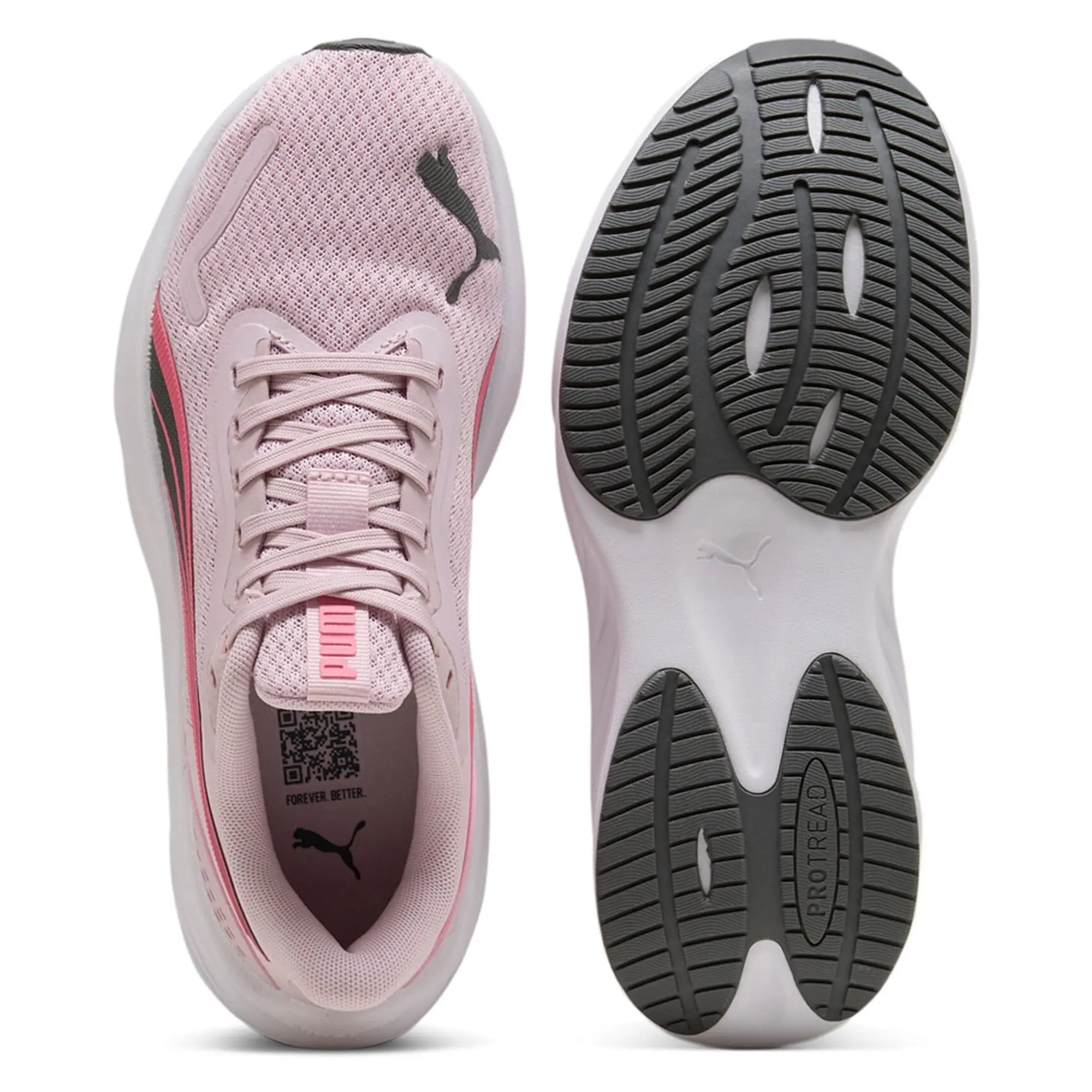 PUMA Kids' Pounce Lite Trainers, Rose/Mauve