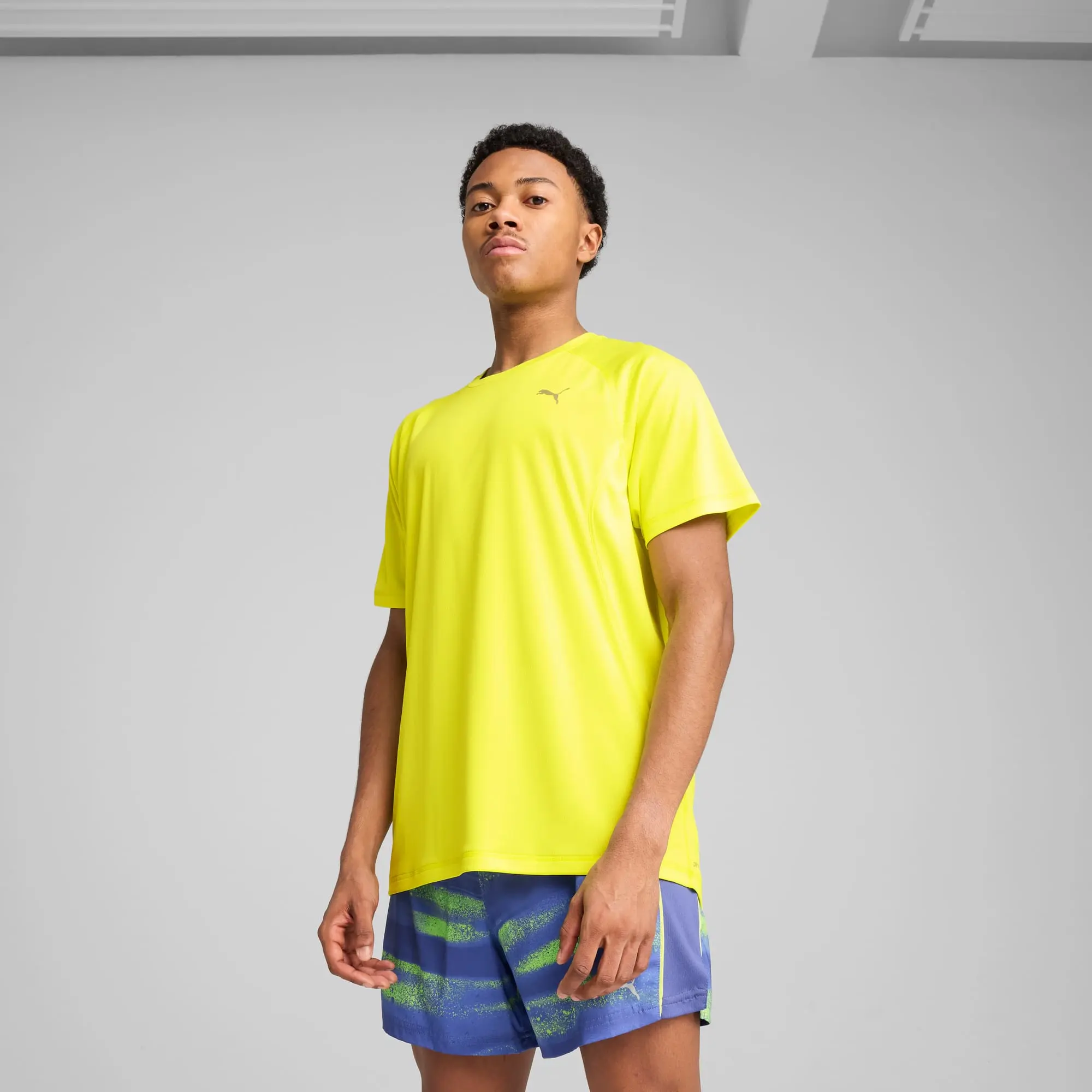 PUMA Velocity Running T-Shirt Men, Lemon Sherbert