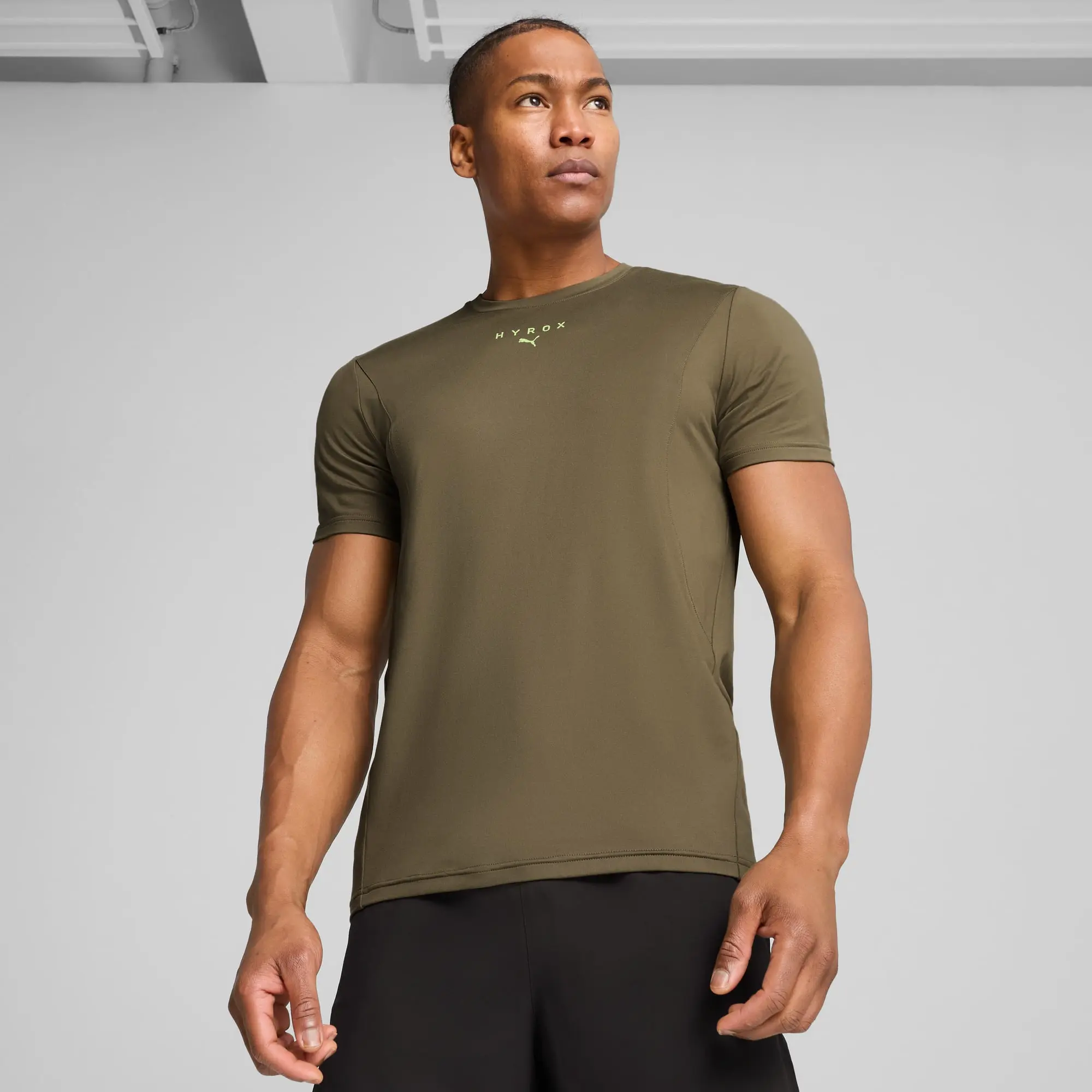 PUMA x HYROX Cloudspun T-Shirt Men, Loden Green