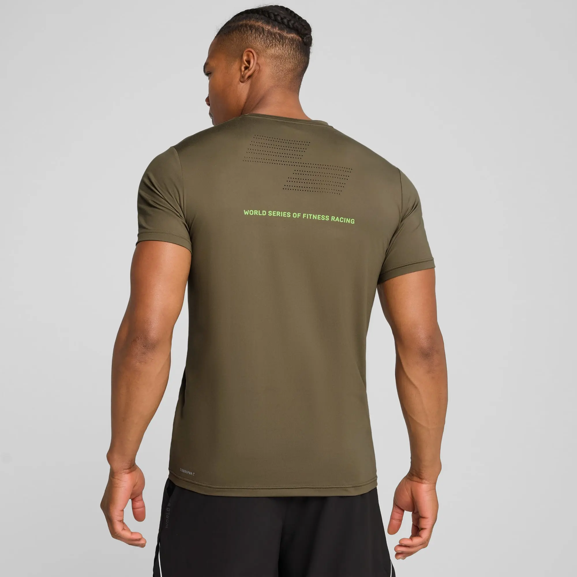 PUMA x HYROX Cloudspun T-Shirt Men, Loden Green