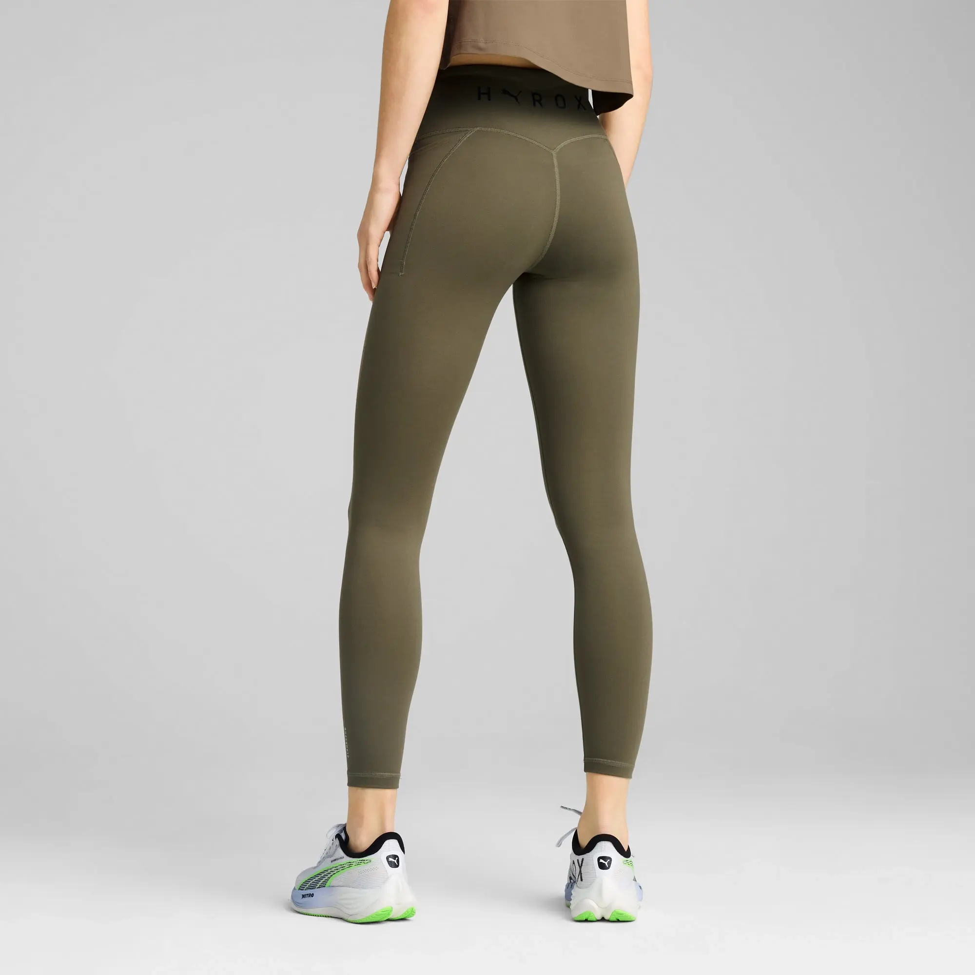 PUMA x HYROX Cloudspun Full Tights Women, Loden Green