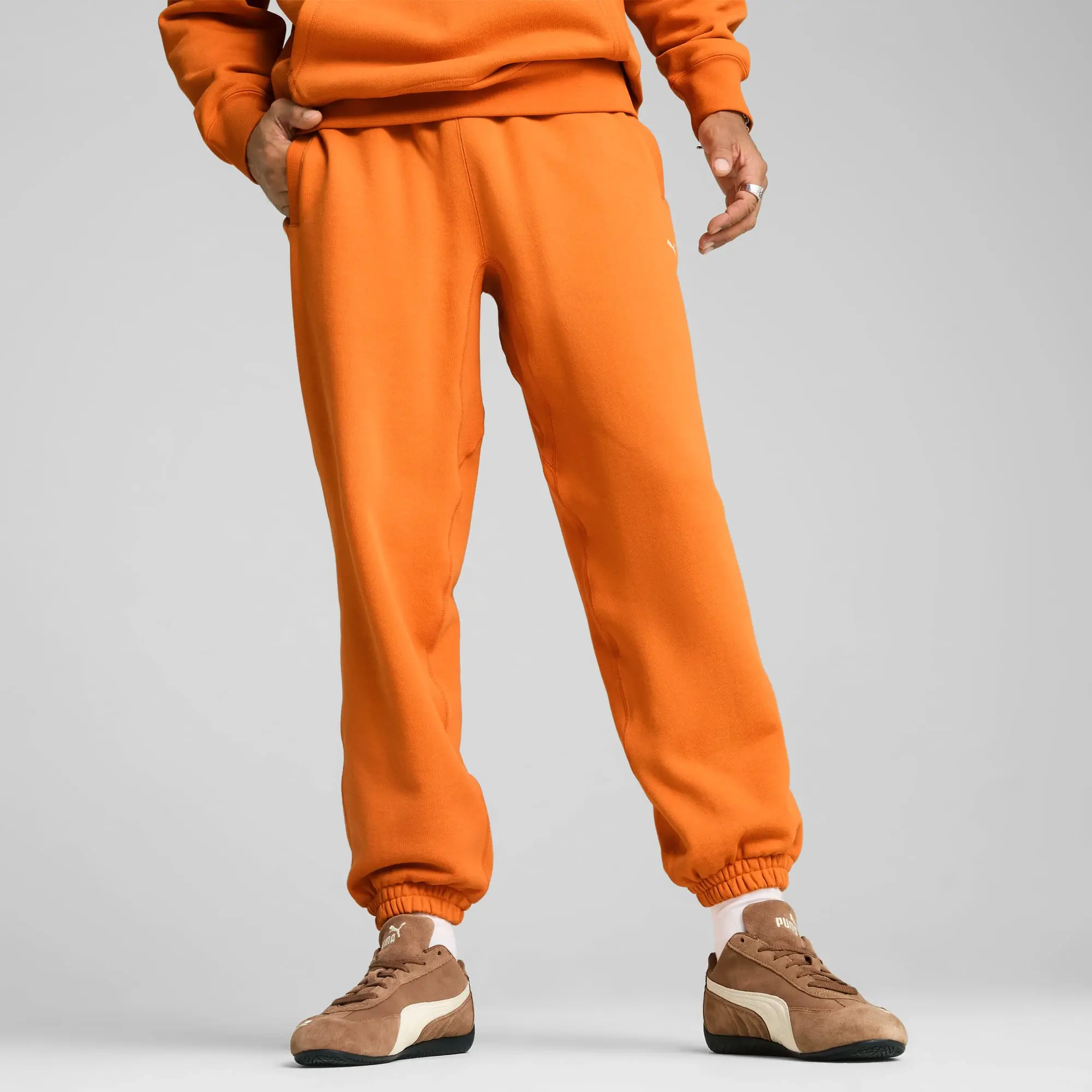 PUMA MMQ Sweatpants, Maple Syrup