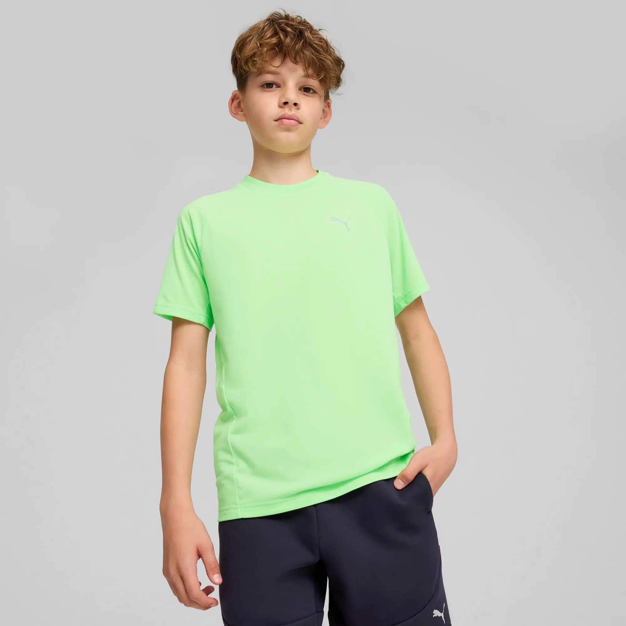 PUMA Evostripe T-Shirt Youth, Spring Fern