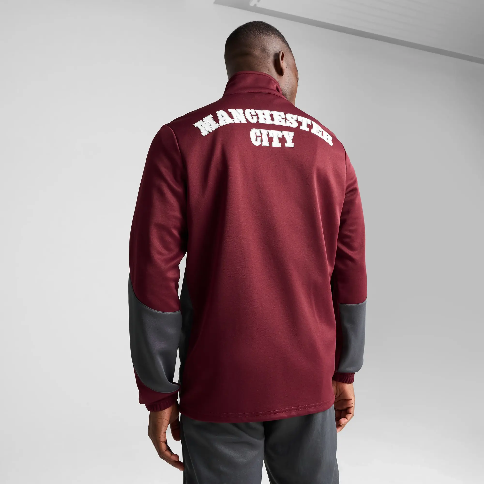 PUMA Manchester City Ftblnrgy+ Jacket Men, Dark Rosette/Stormy Slate