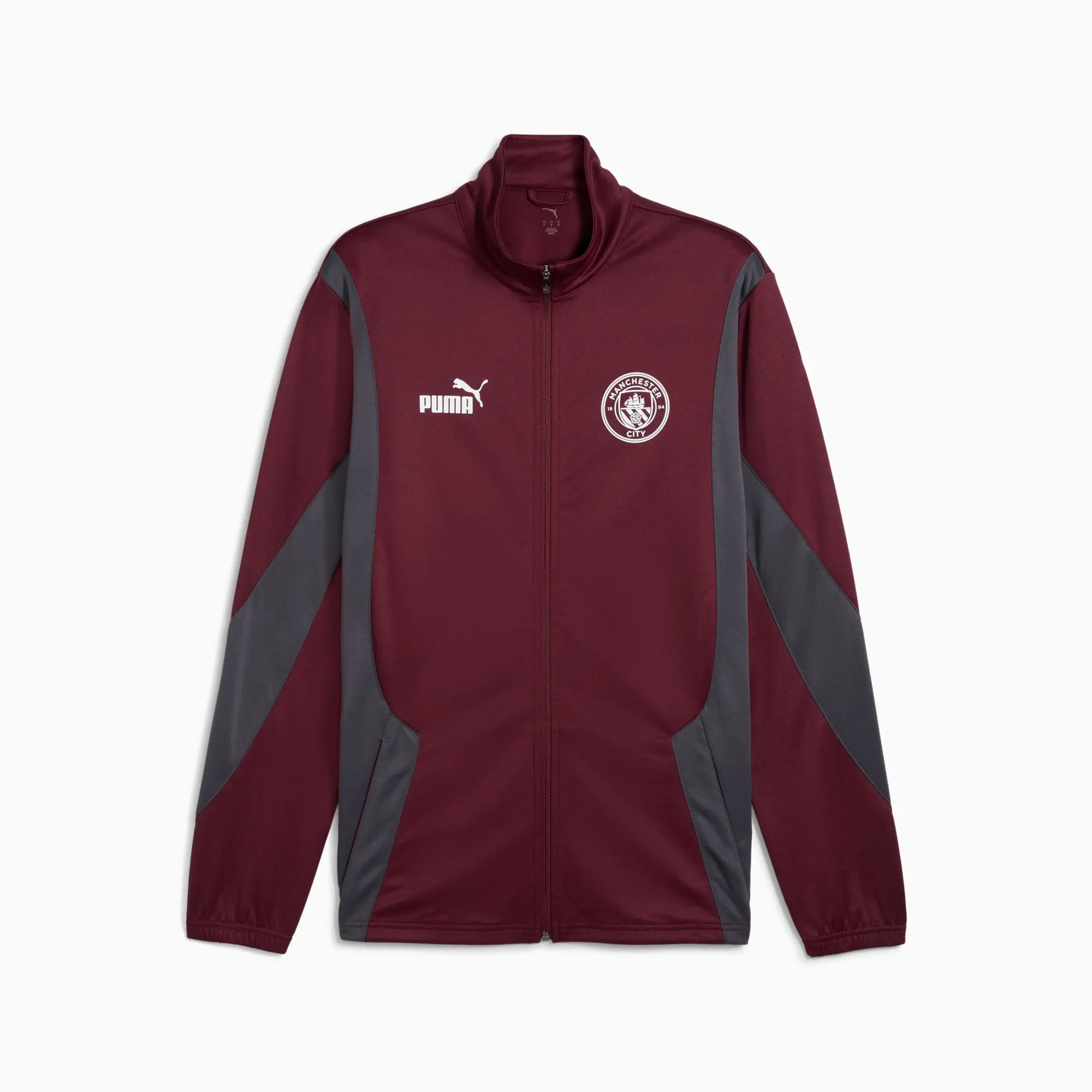 PUMA Manchester City Ftblnrgy+ Jacket Men, Dark Rosette/Stormy Slate