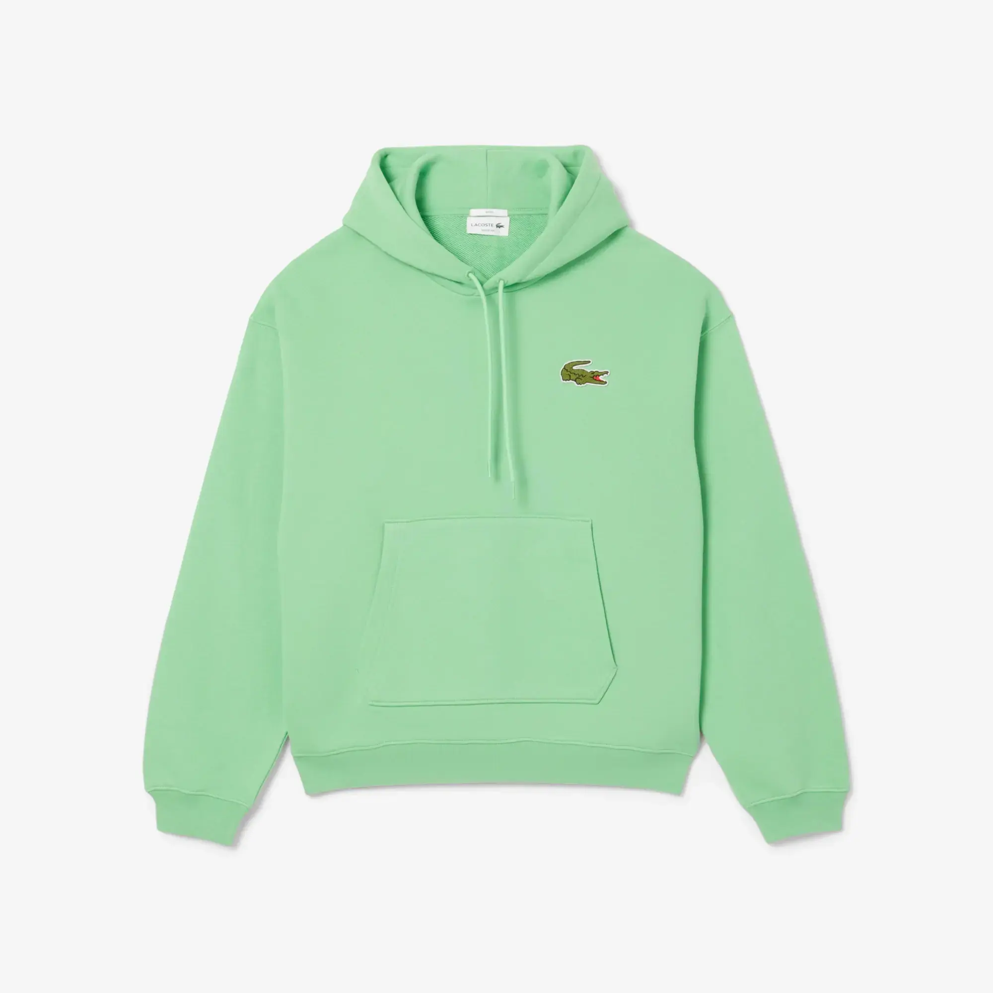 Lacoste Loose Fit Badge Accent Hoodie - Liamone Green