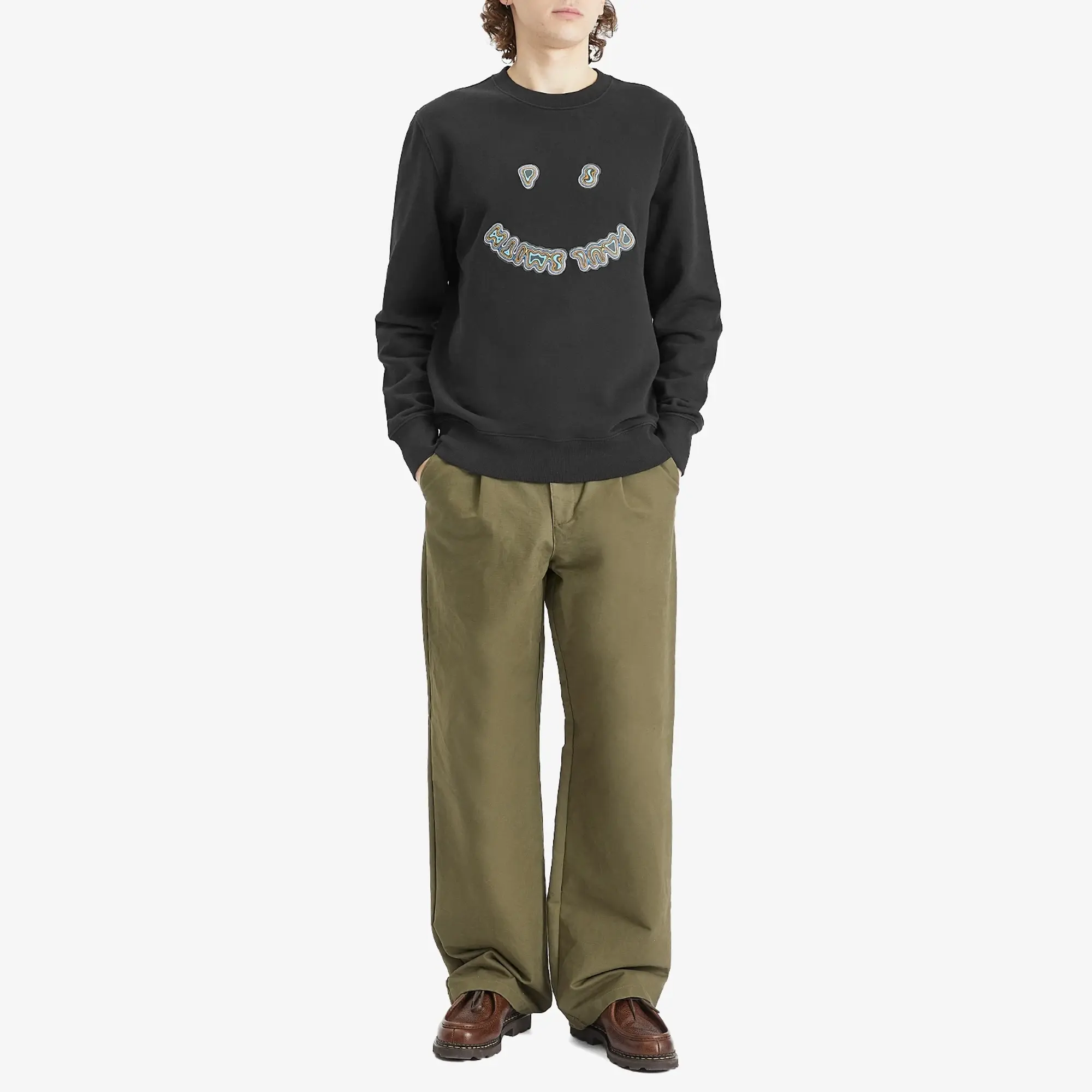 Paul Smith Men's PS Happy Sweatshirt Black