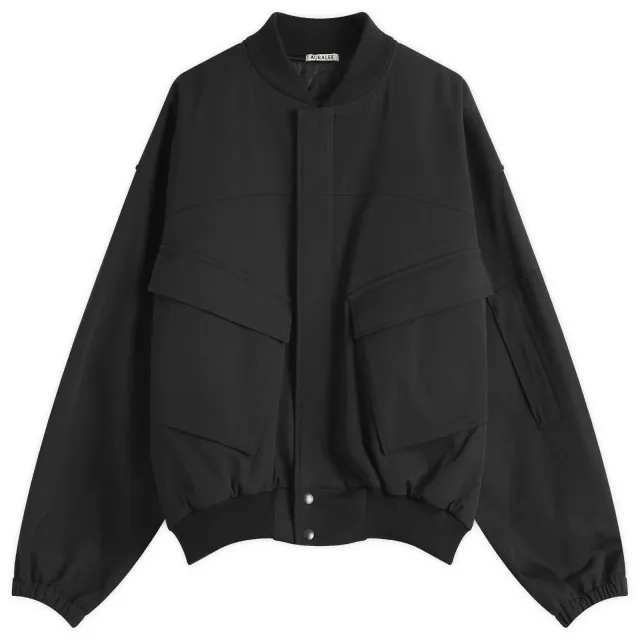 て*く様 AURALEE BIG FIELD BLOUSON A215B01FL WASHED FINX RIPSTOP CHAMBRAY BIG FIELD BLOUSON (A21SB01FL