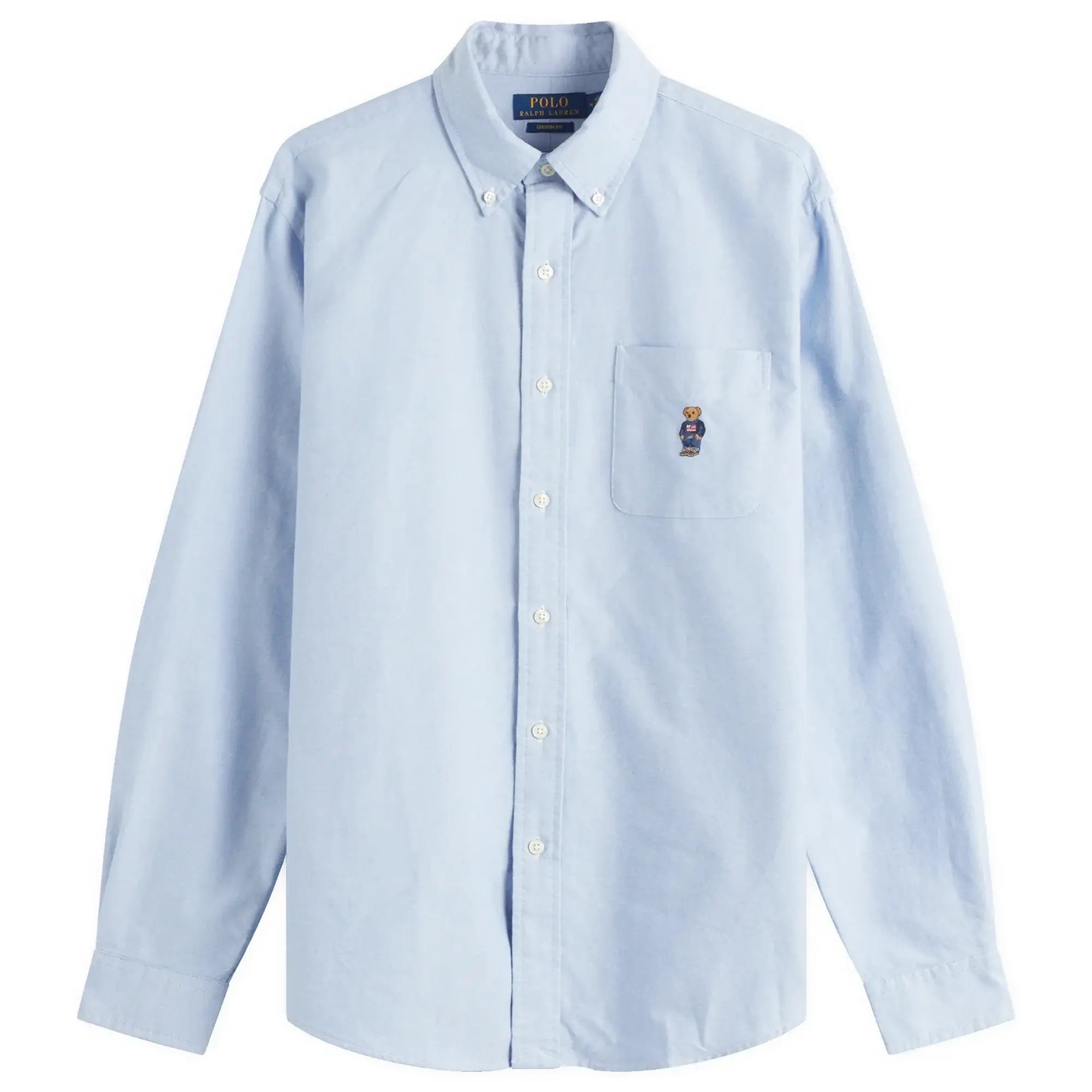 Polo Ralph Lauren Men's Custom Fit Shirt Bsr Blue