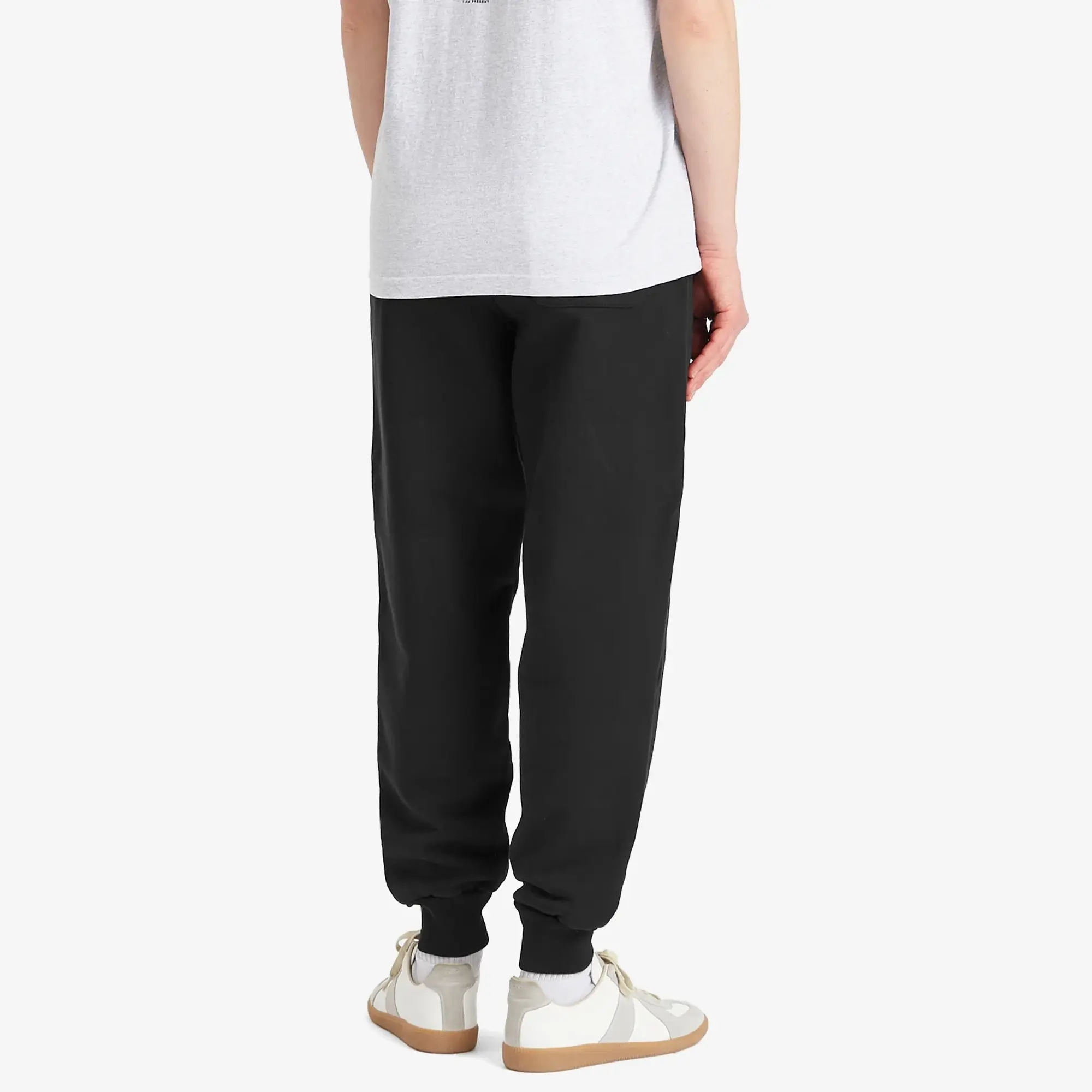 AMI Paris Men's Tonal ADC Jogger Wool Gabardine Black