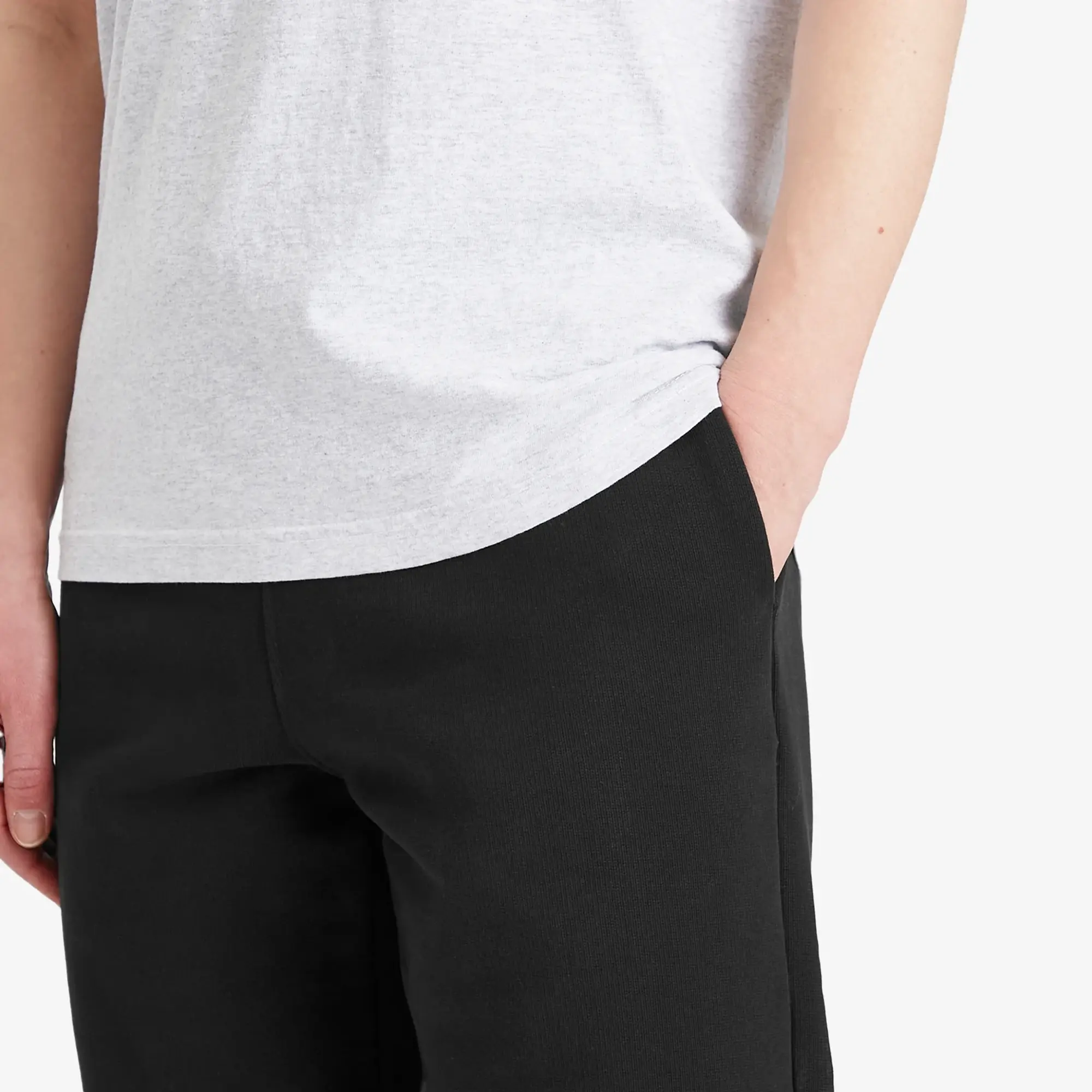 AMI Paris Men's Tonal ADC Jogger Wool Gabardine Black