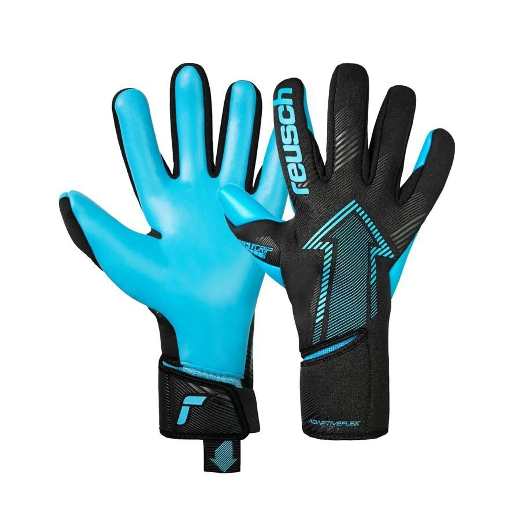 Reusch Goalkeeper Gloves Fastgrip Aqua - ['Black']