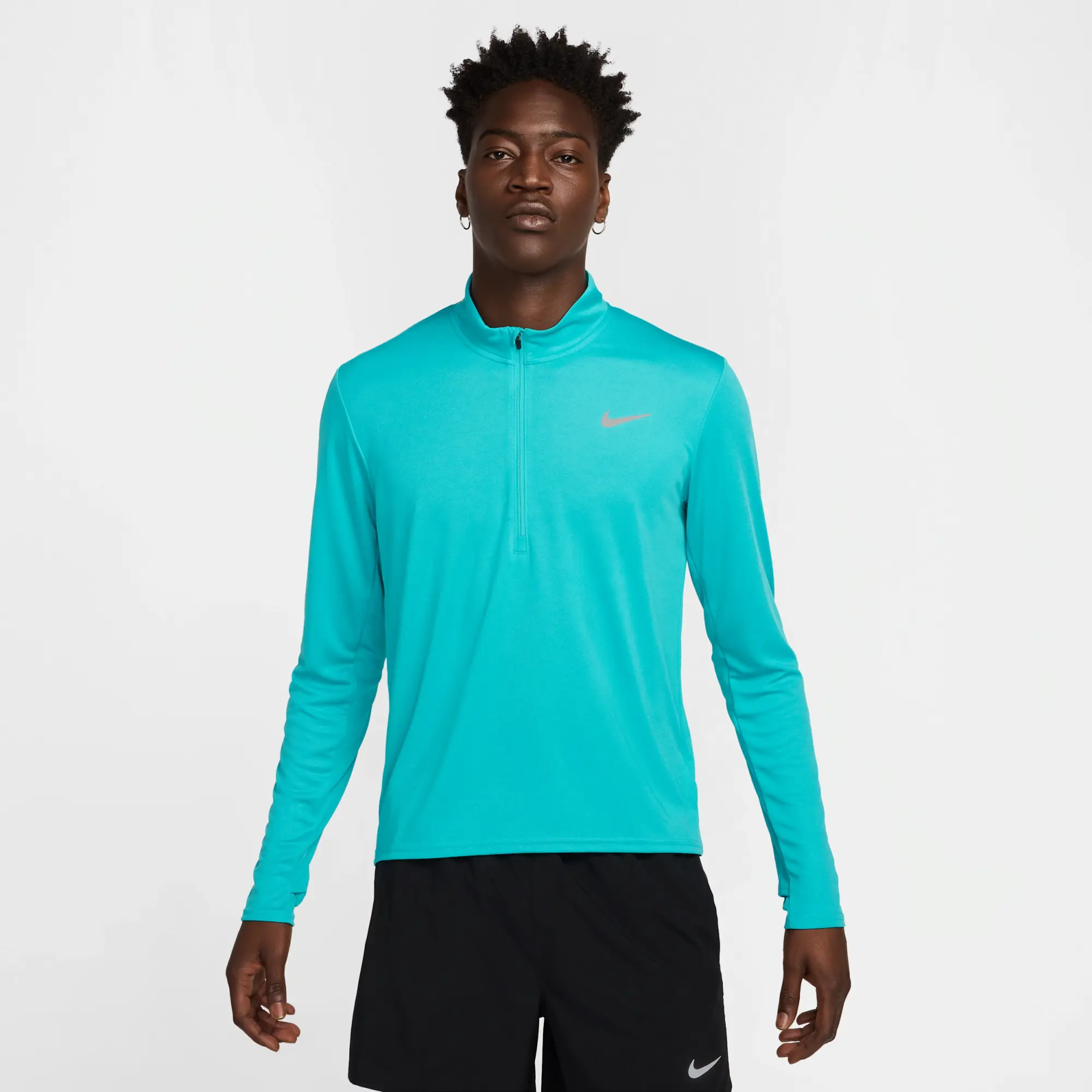 Nike Pacer Men's Dri-FIT 1/2-Zip Running Top - Green - Recycled Polyester