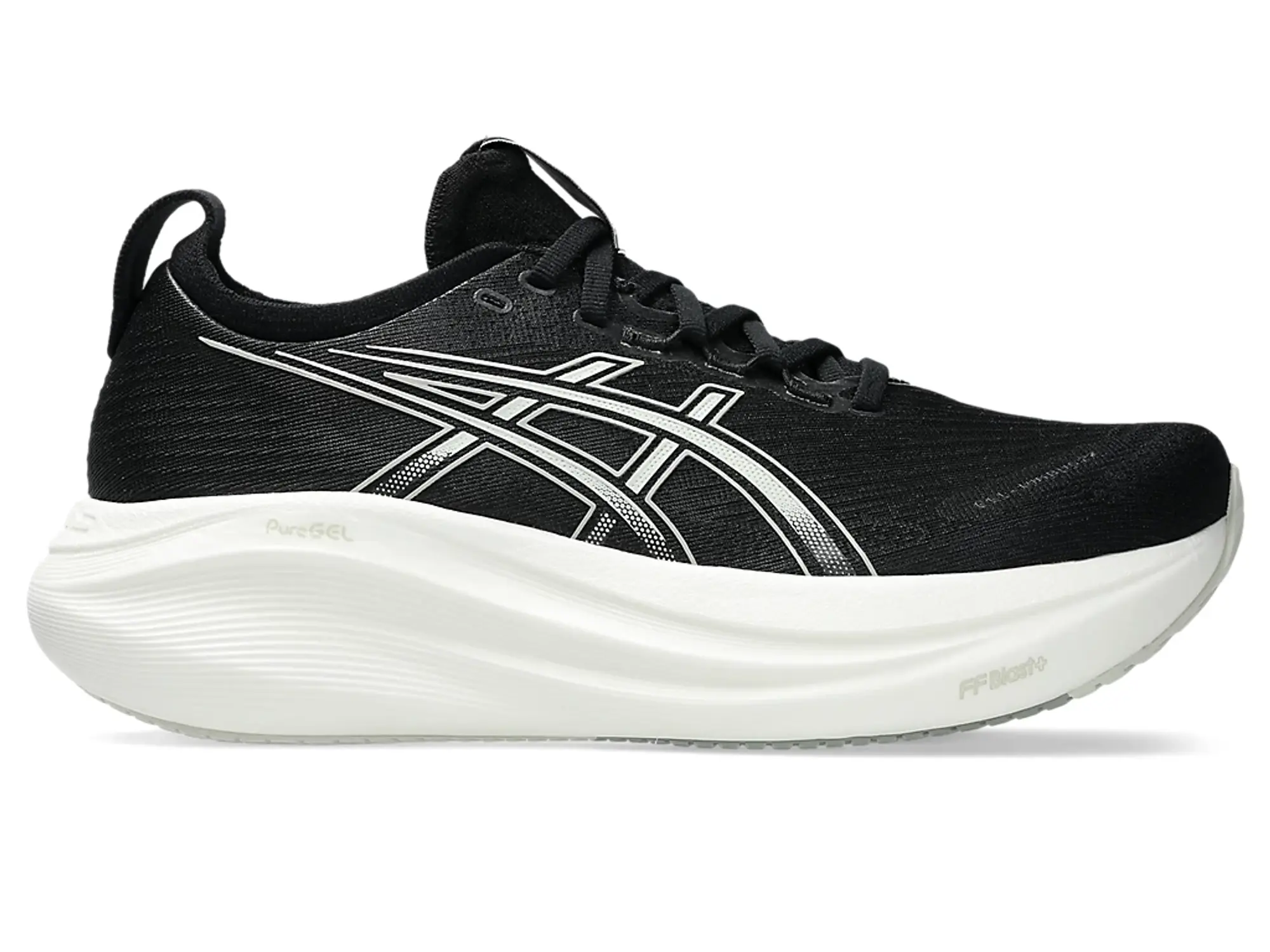 ASICS Women's GEL-NIMBUS 27 Running Shoes, Black/Lake Grey