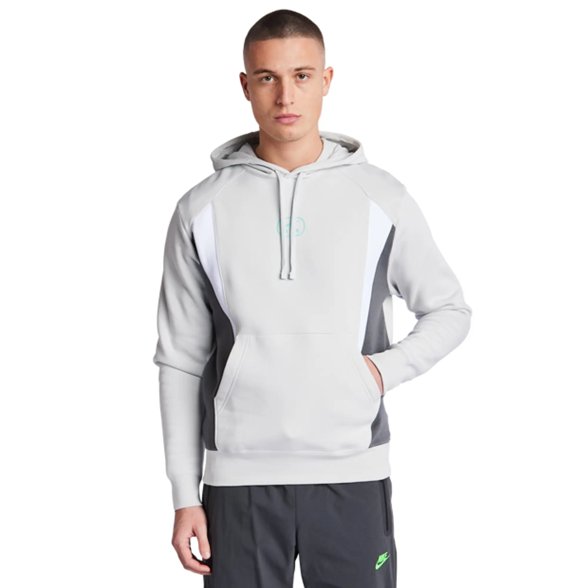 Nike Swoosh Men Hoodies - Grey