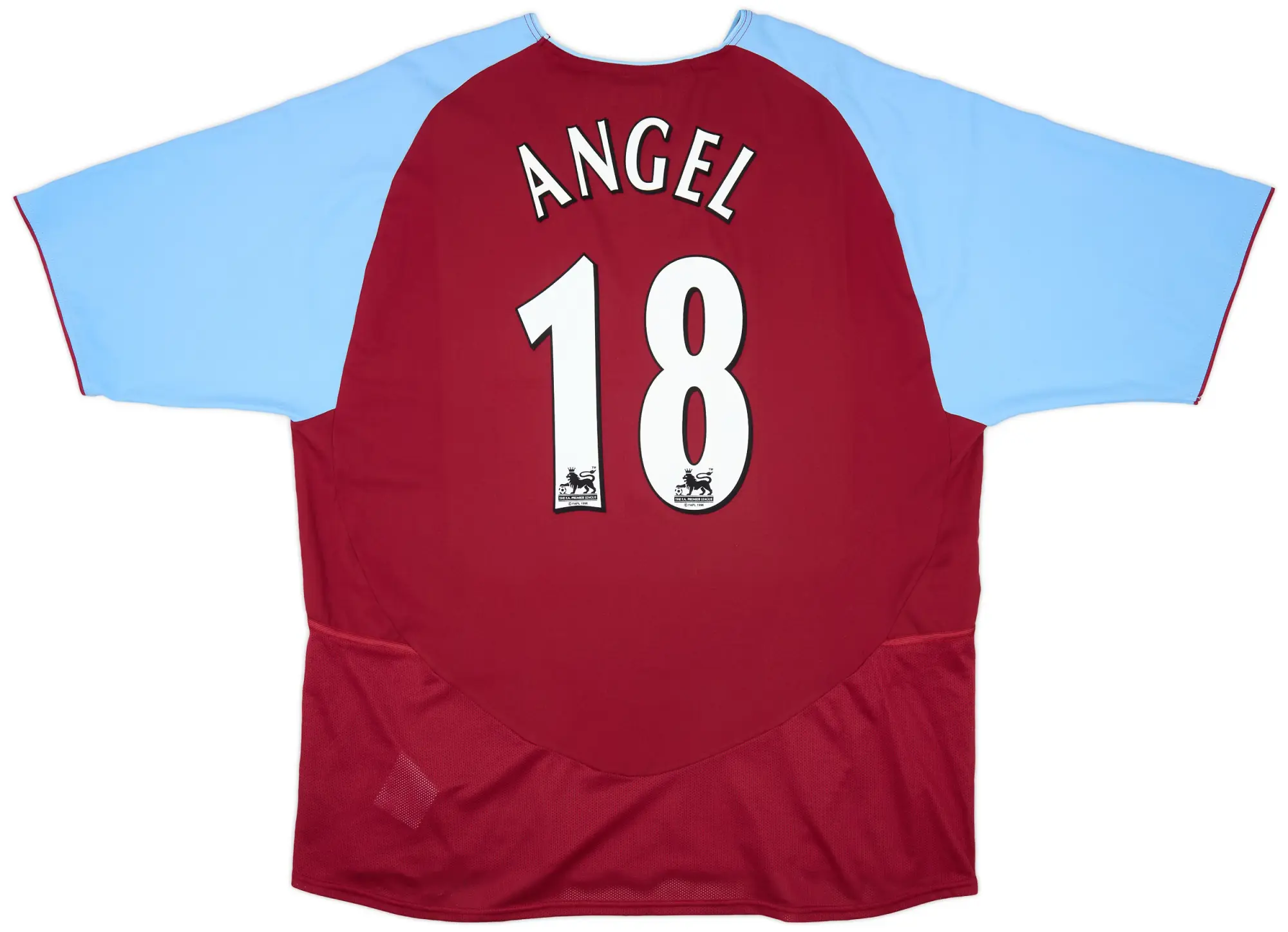 Diadora 2003-04 Aston Villa Home Shirt Angel #18 - 9/10 - (XXL)