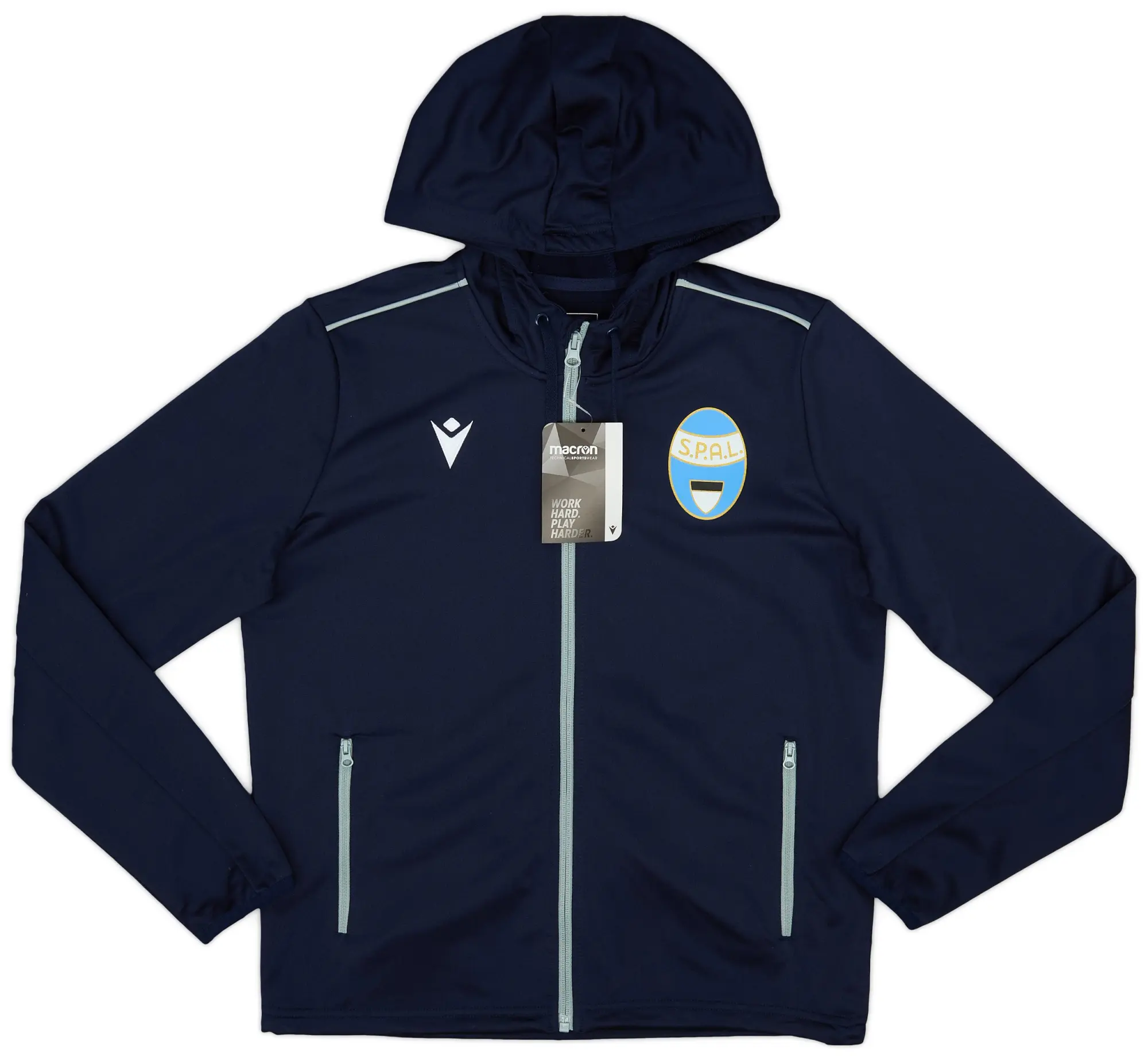 2018-19 SPAL Macron Hooded Jacket (S)