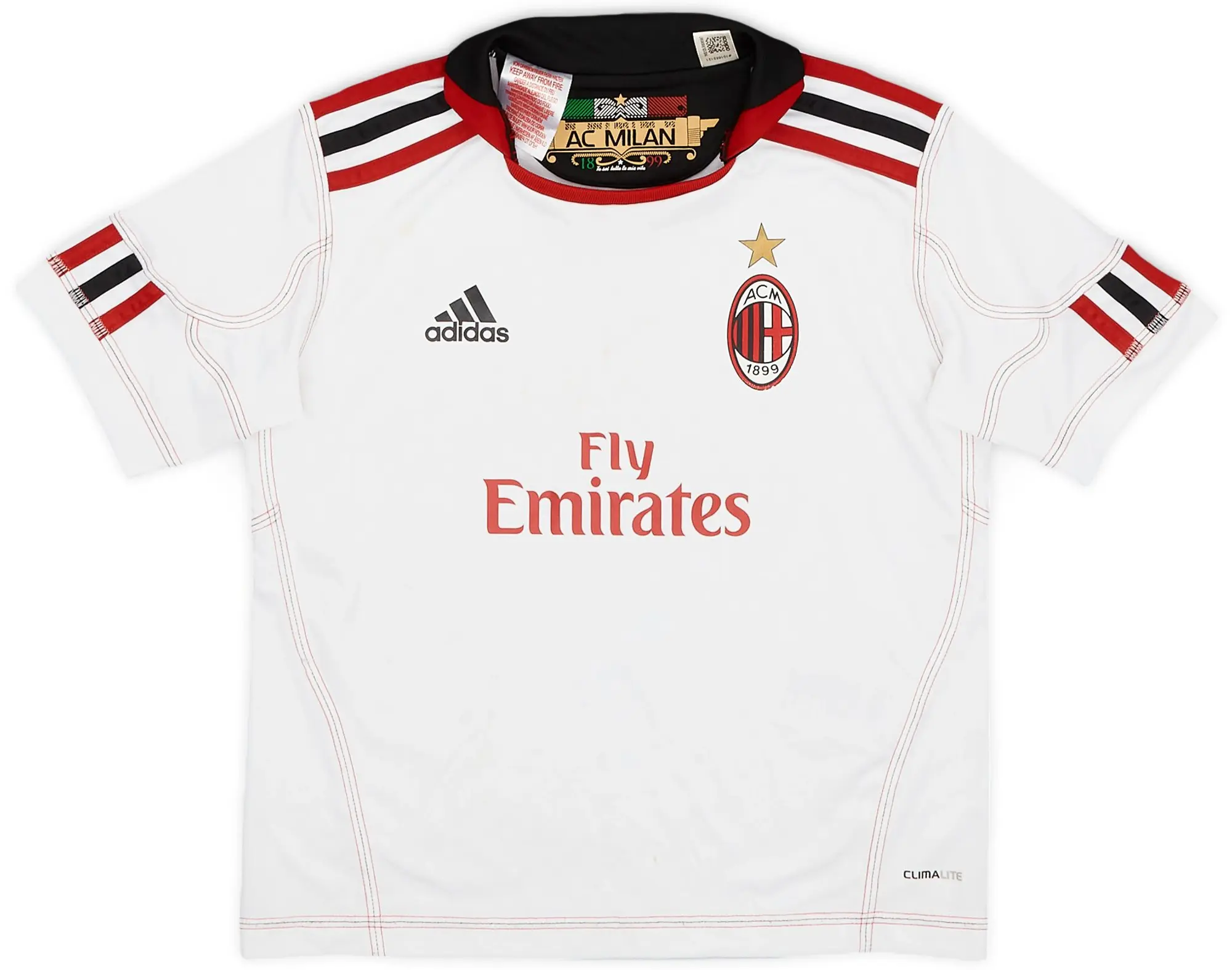 adidas 2010-11 AC Milan Away Shirt - 4/10 - (XS.Boys)