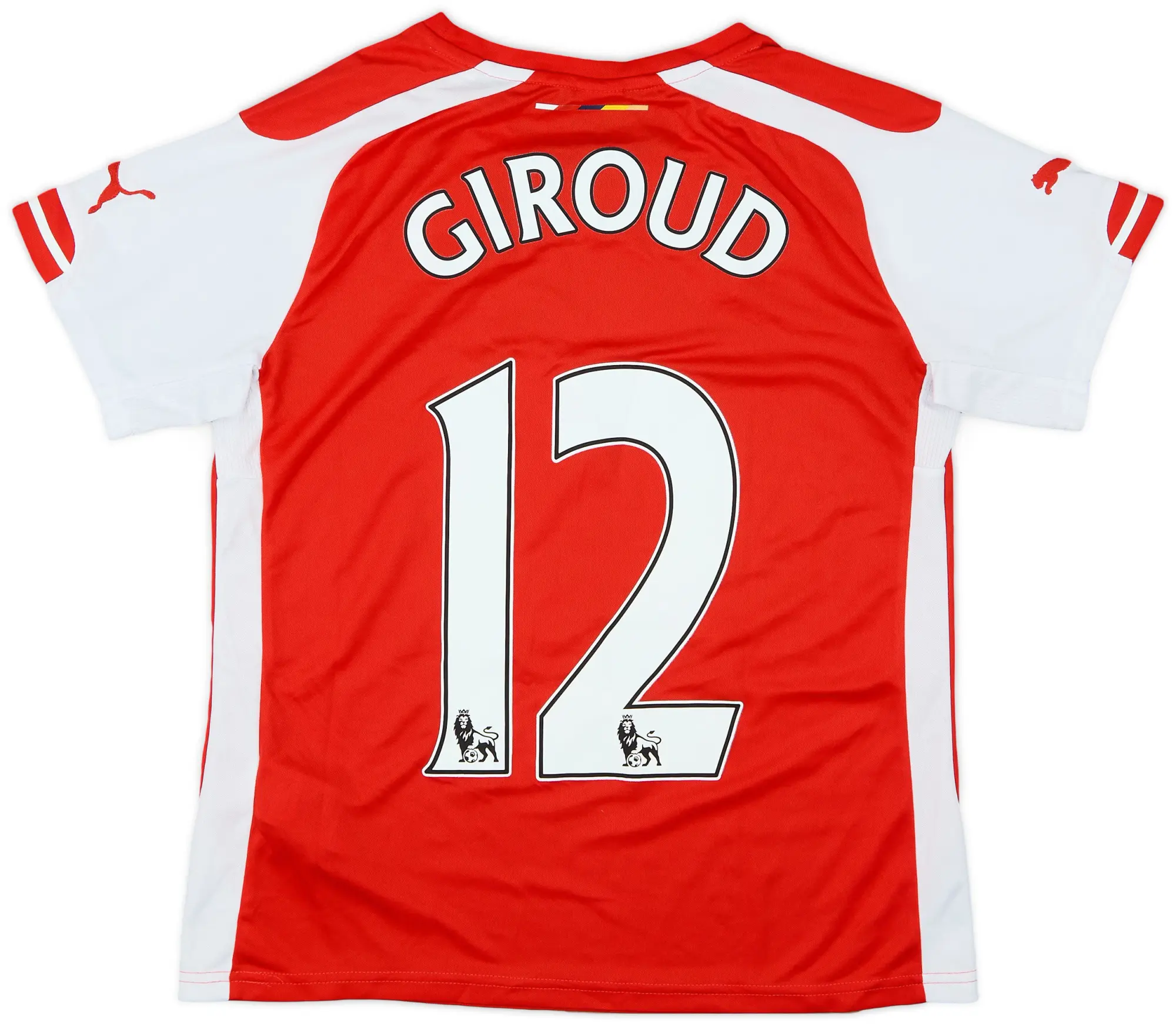 Puma 2014-15 Arsenal Home Shirt Giroud #12 - 9/10 - (Women's M)