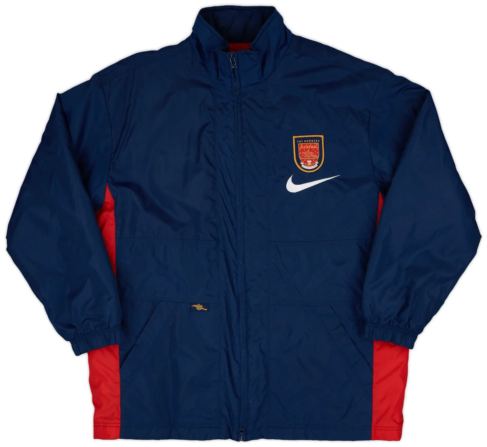 1996-98 Arsenal Nike Padded Bench Coat - 7/10 - (L)