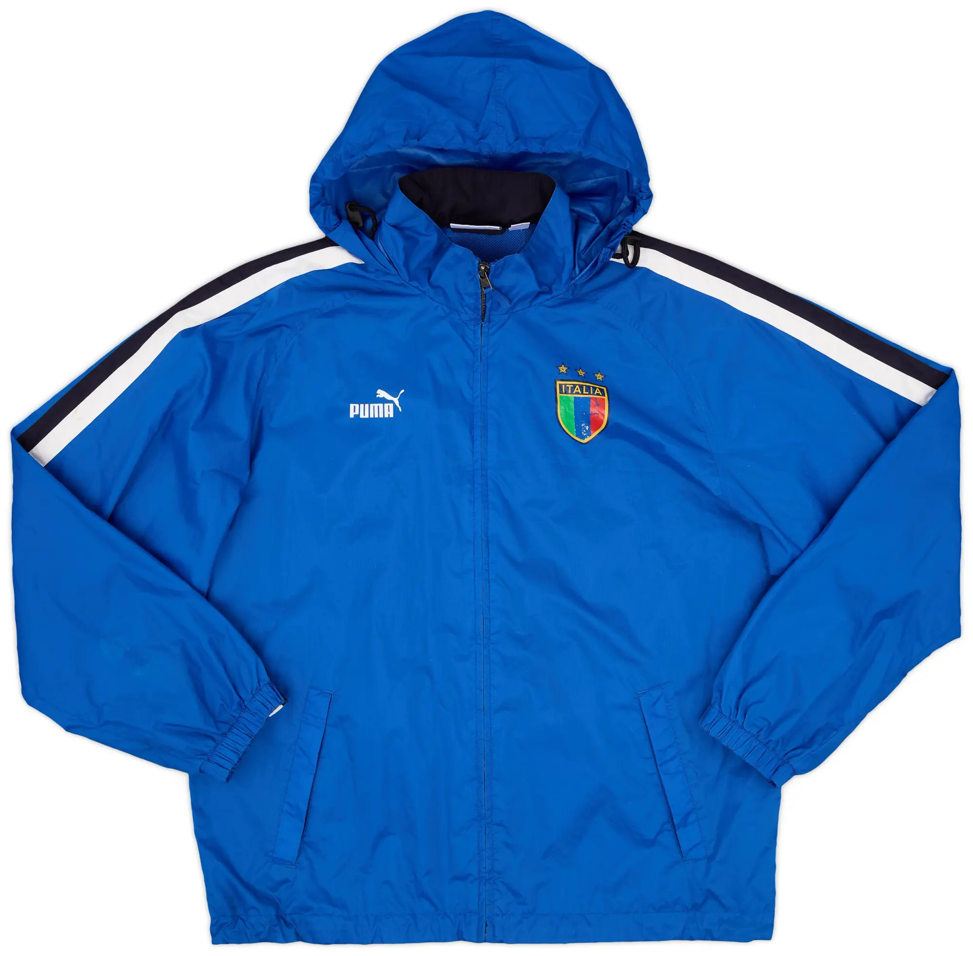 2003-04 Italy Puma Hooded Rain Jacket - 4/10 - (L)