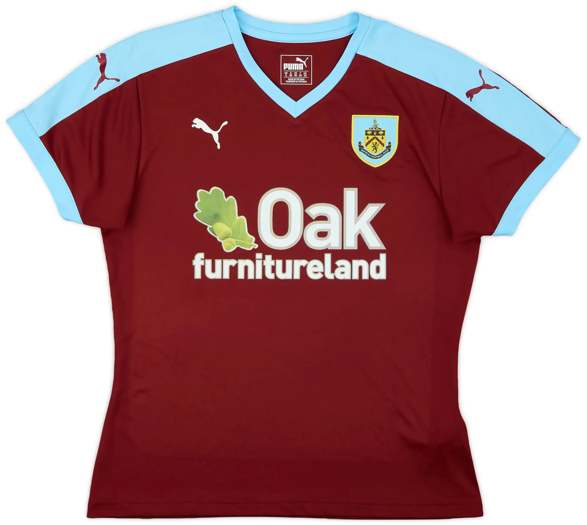 Puma 2015-16 Burnley Home Shirt - 9/10 - (Women's S)