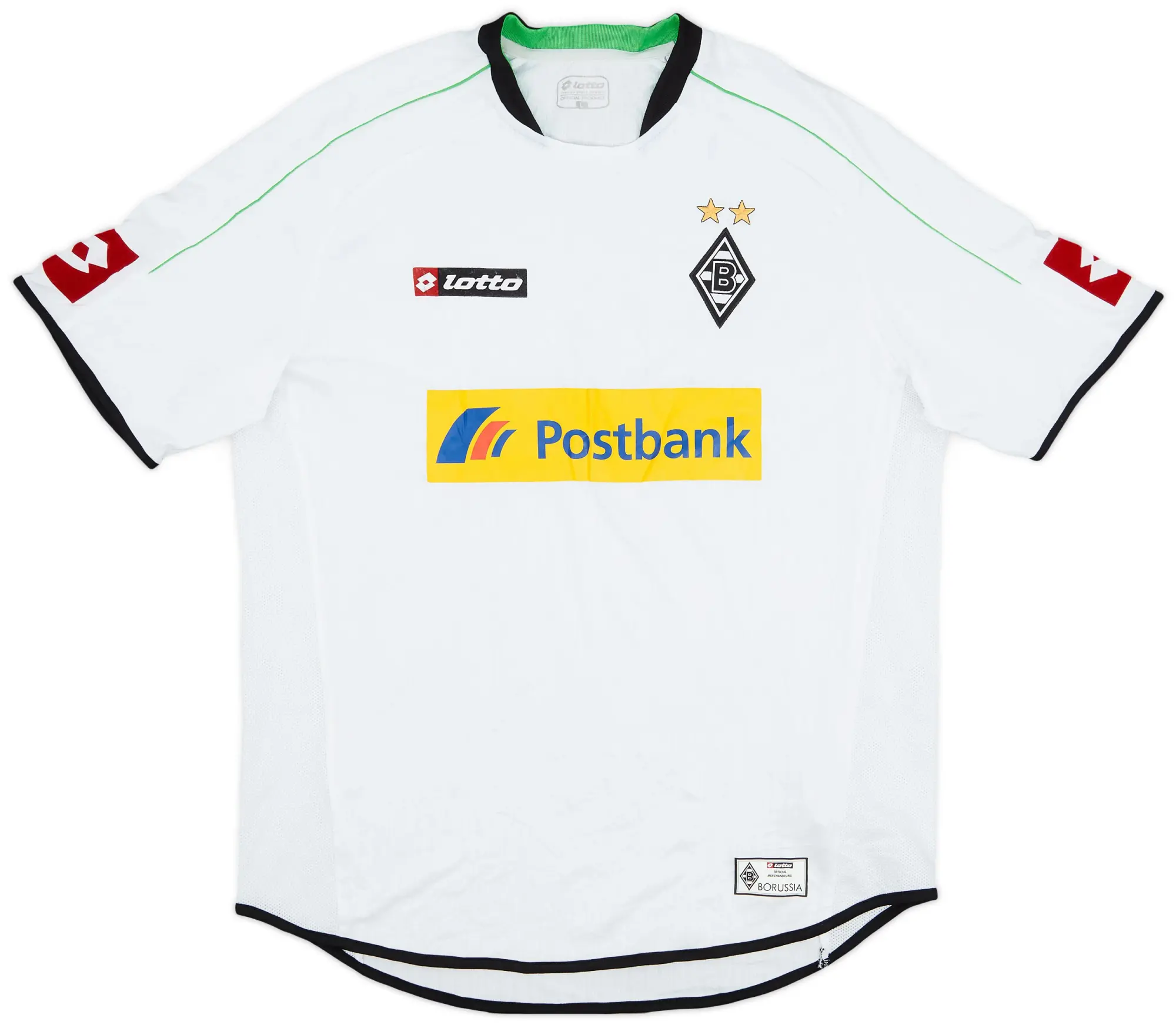 Lotto 2012-13 Borussia Monchengladbach Home Shirt - 8/10 - (L)