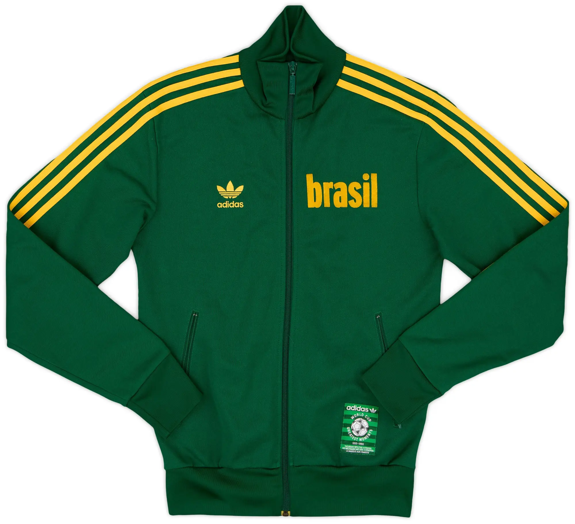 2005-06 Brazil adidas Originals Track Jacket - 9/10 - (XS)