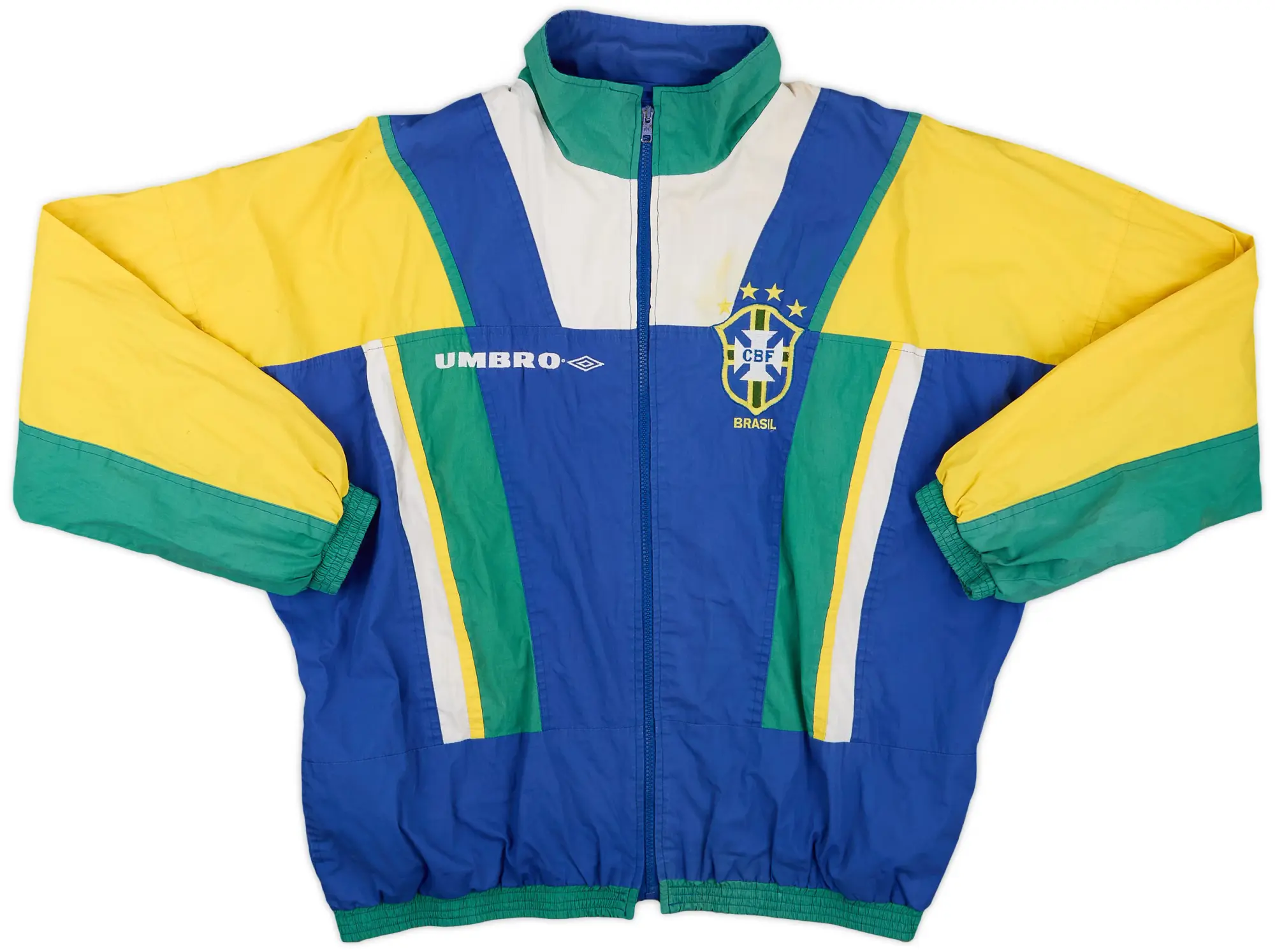 1994-96 Brazil Umbro Track Jacket - 6/10 - (L)