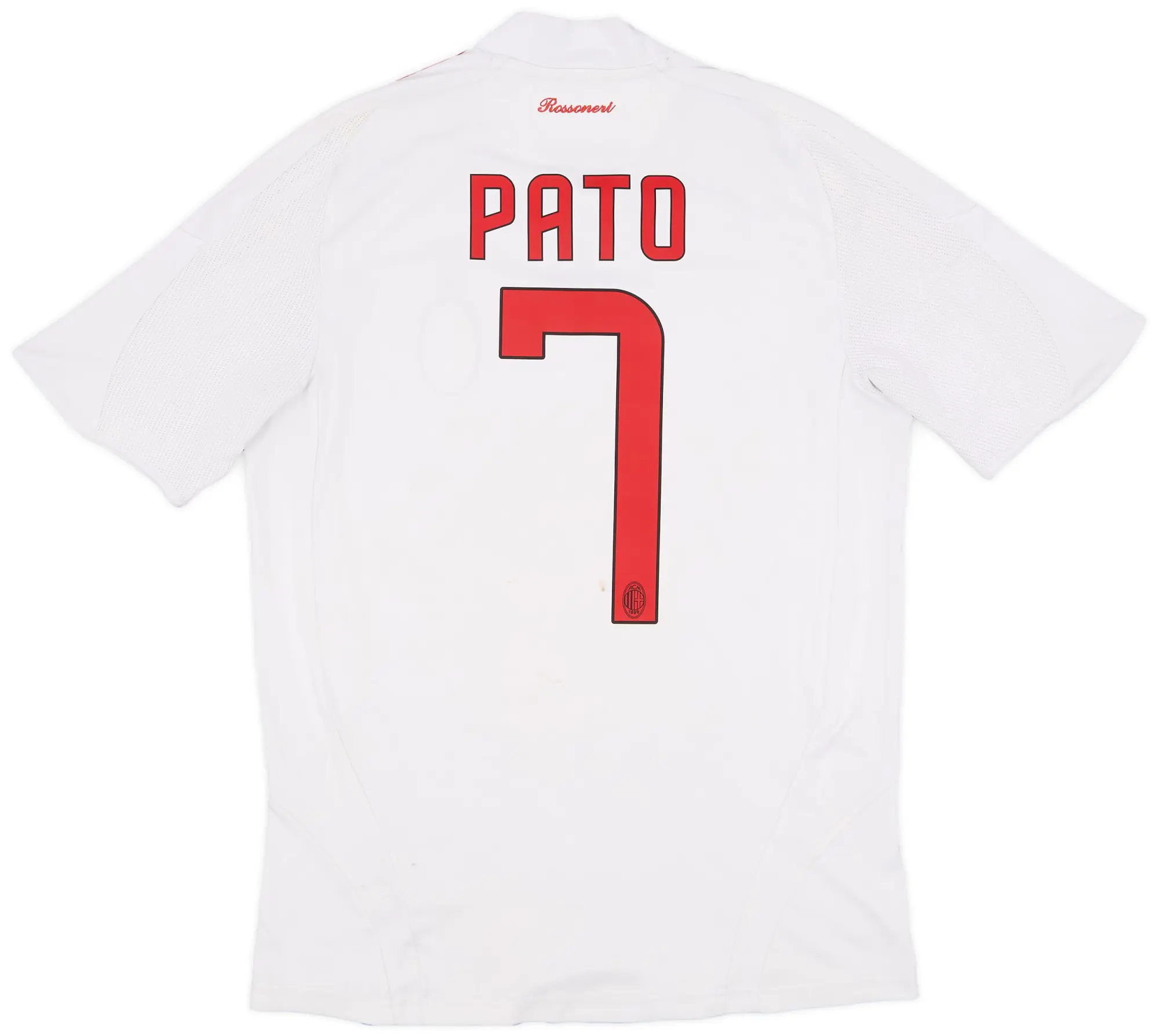 adidas 2008-09 AC Milan Away Shirt Pato #7 - 4/10 - (S)