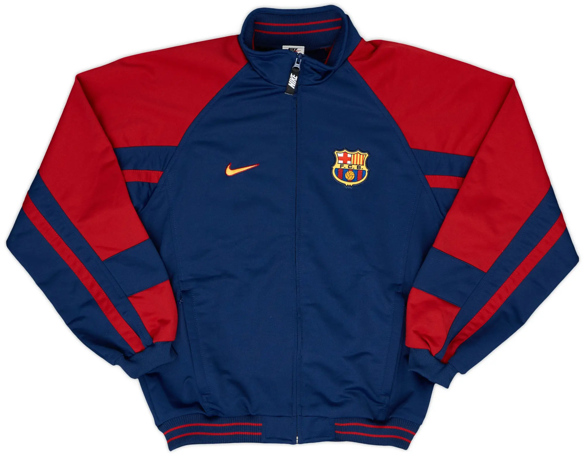 1999-01 Barcelona Nike Track Jacket - 8/10 - (XL.Boys)