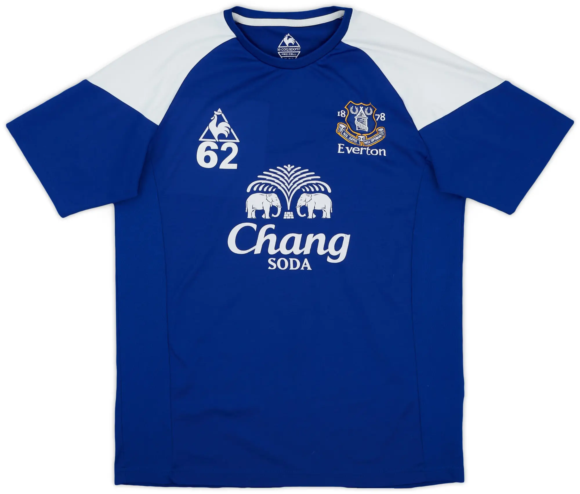 2010-11 Everton Le Coq Sportif Player Issue Training Shirt #62 - 7/10 - (M)