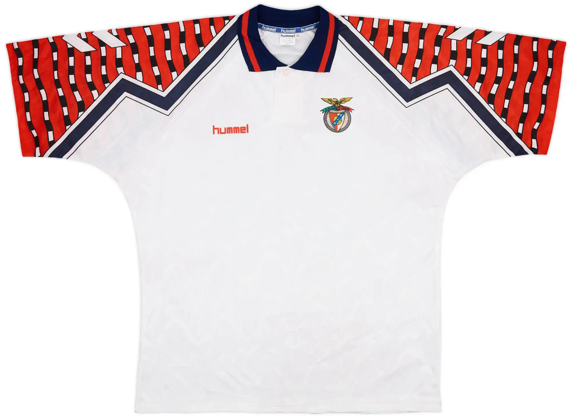 1991-92 Benfica Hummel Training Shirt - 9/10 - (XXL)