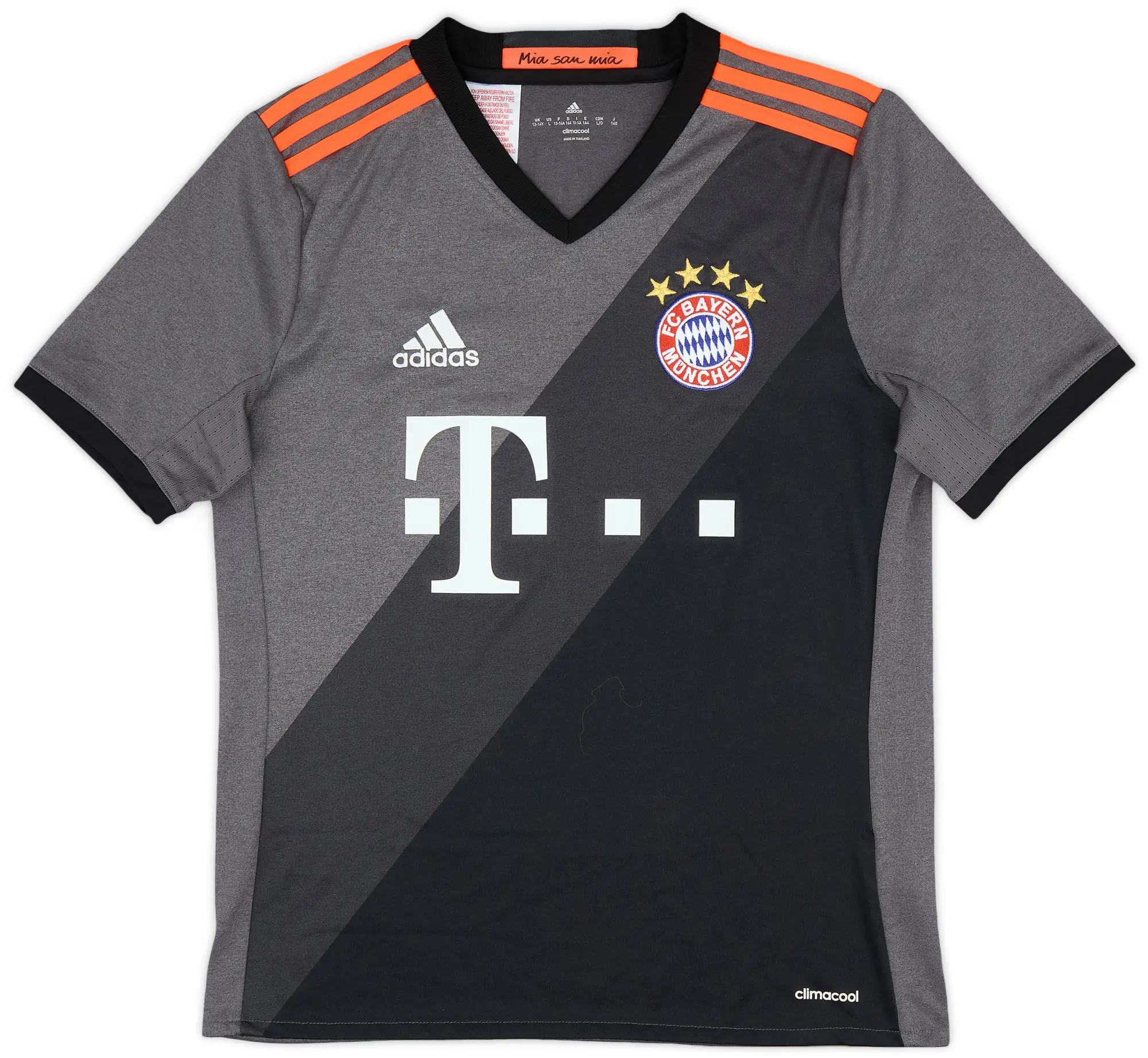 adidas 2016-17 Bayern Munich Away Shirt - 8/10 - (L.Boys)