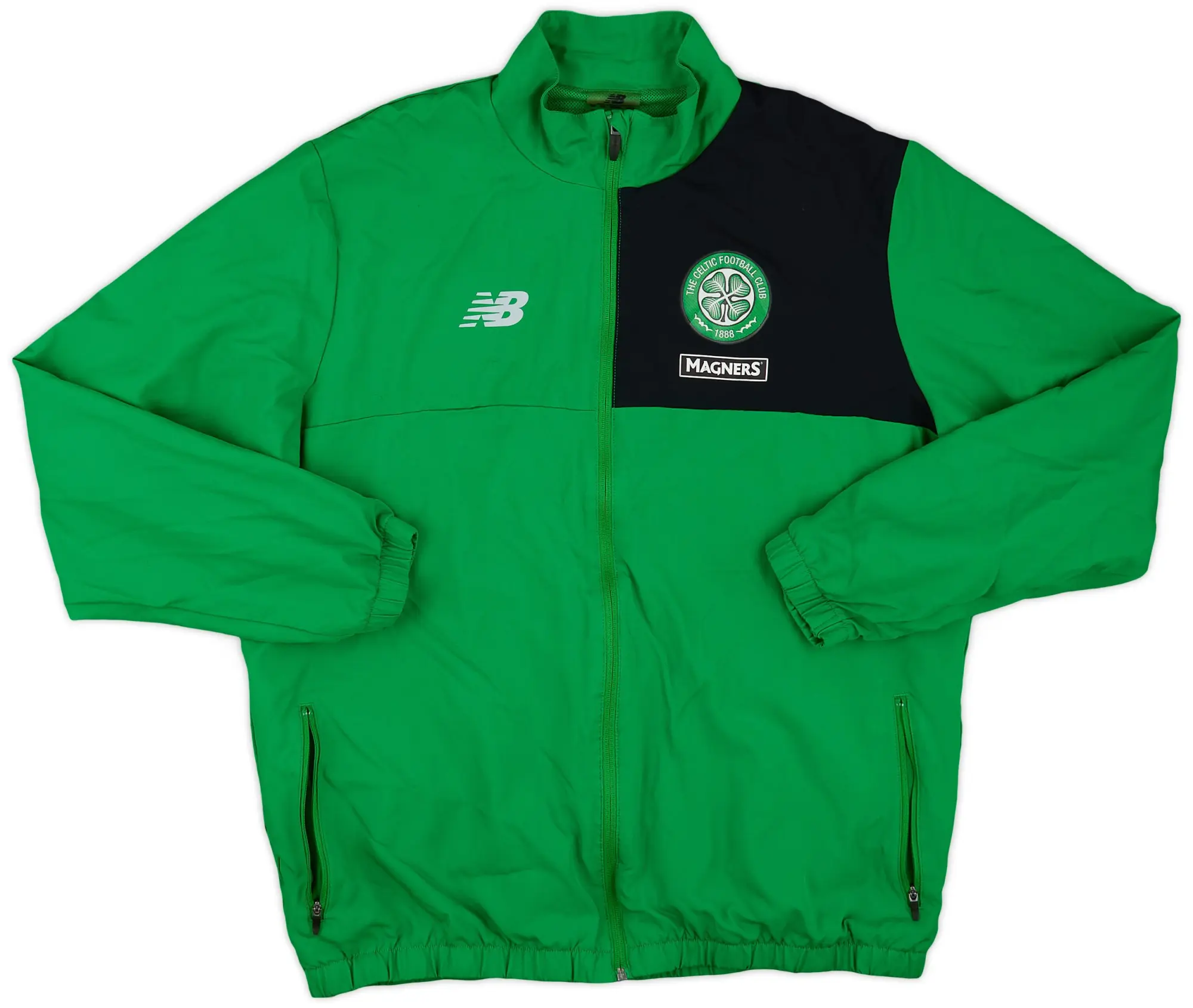 2015-16 Celtic New Balance Track Jacket - 7/10 - (XL)