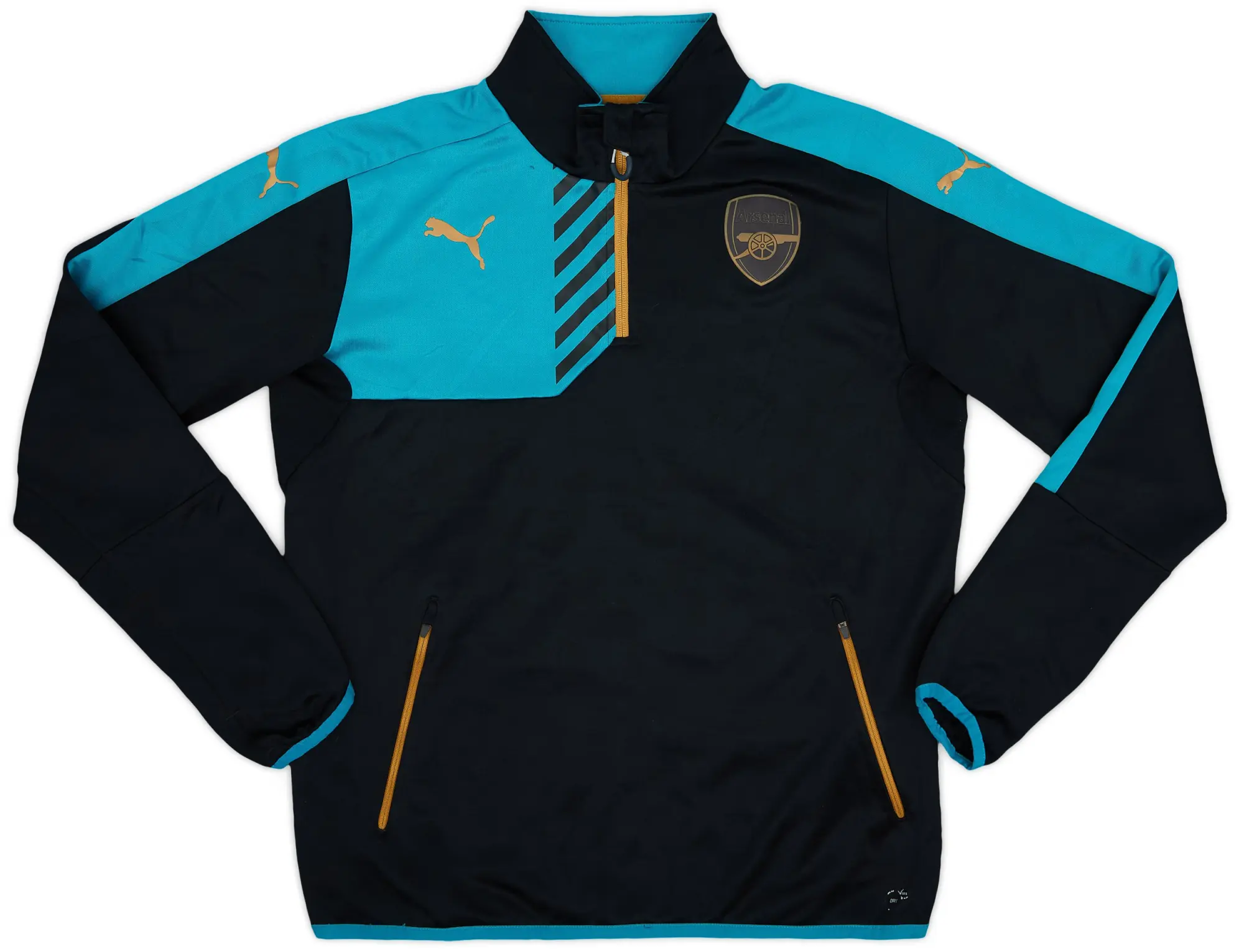 2015-16 Arsenal Puma 1/4 Zip Drill Top - 8/10 - (L)