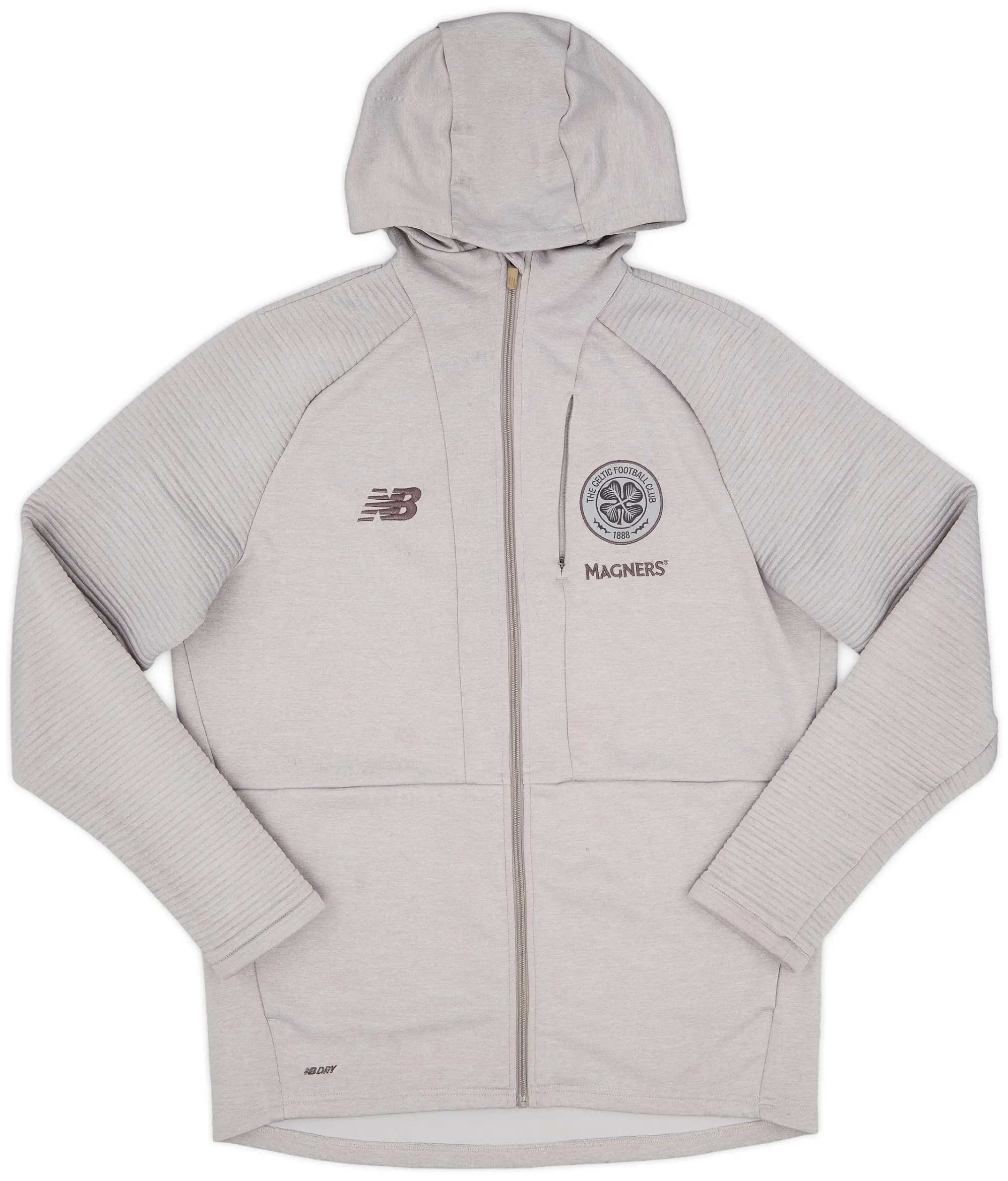 2015-16 Celtic New Balance Hooded Track Jacket - 8/10 - (L)