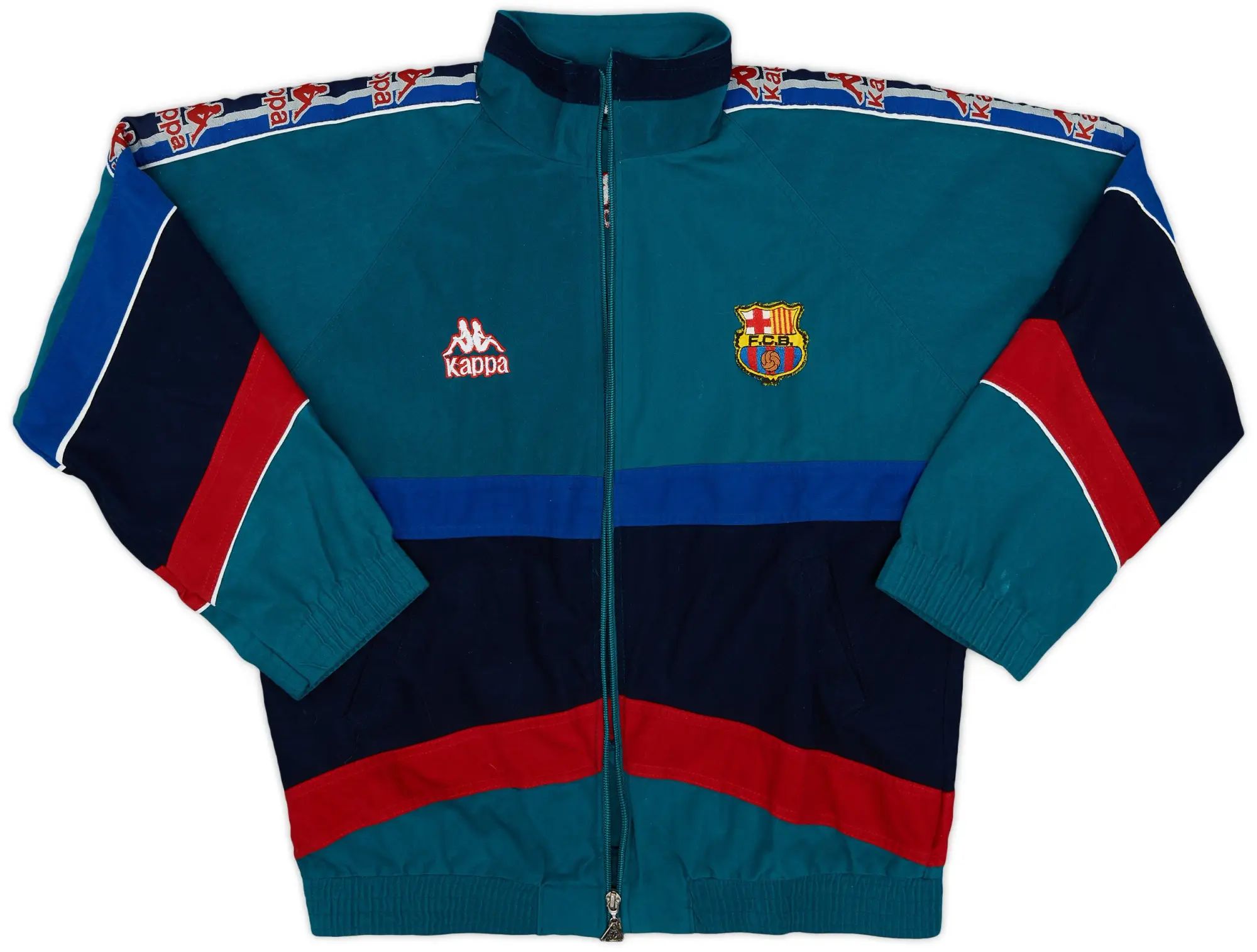 1995-97 Barcelona Kappa Track Jacket - 4/10 - (M)