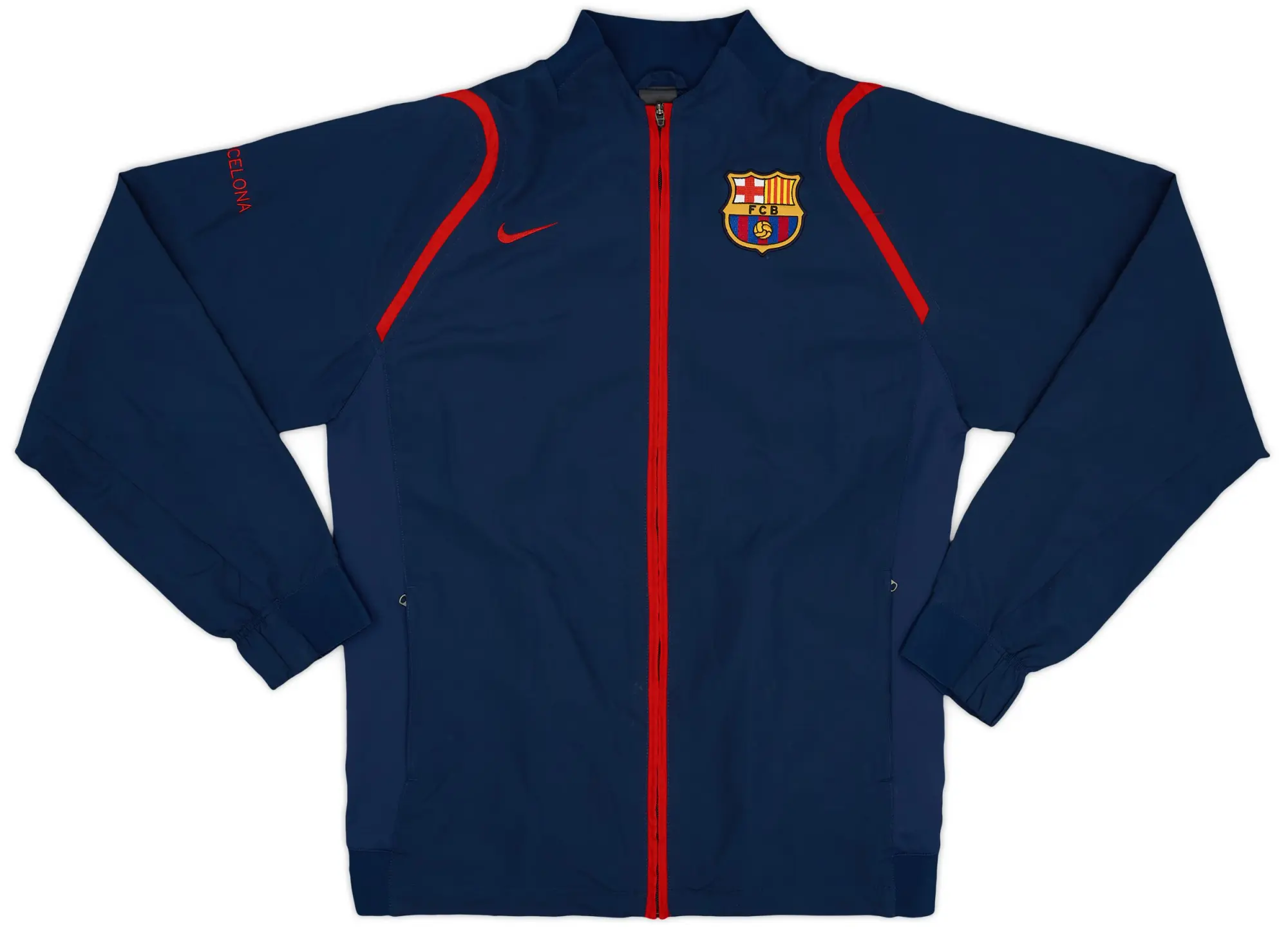 2006-07 Barcelona Nike Track Jacket - 8/10 - (L)