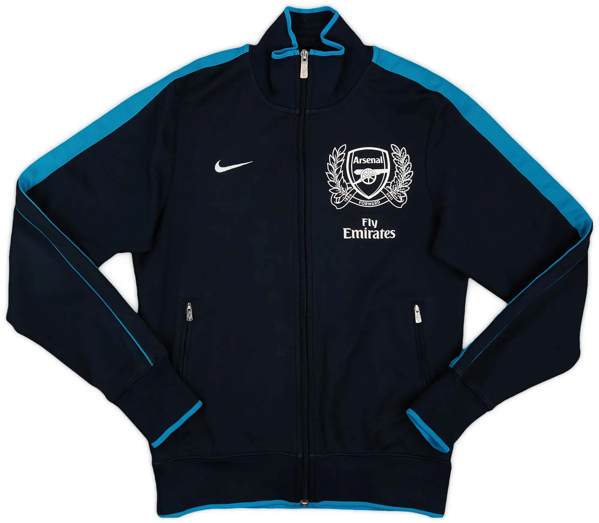 2011-12 Arsenal Nike Track Jacket - 9/10 - (S)