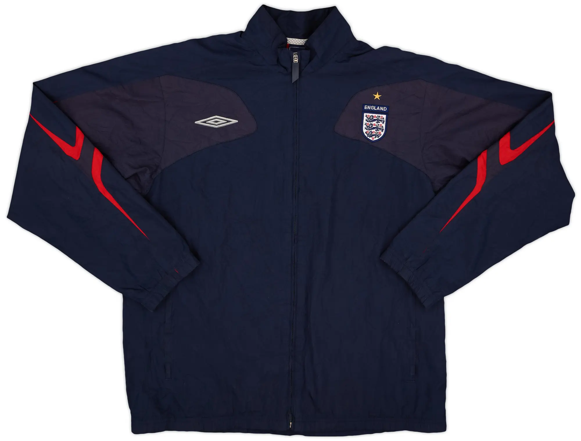 2007-08 England Umbro Track Jacket - 3/10 - (L)