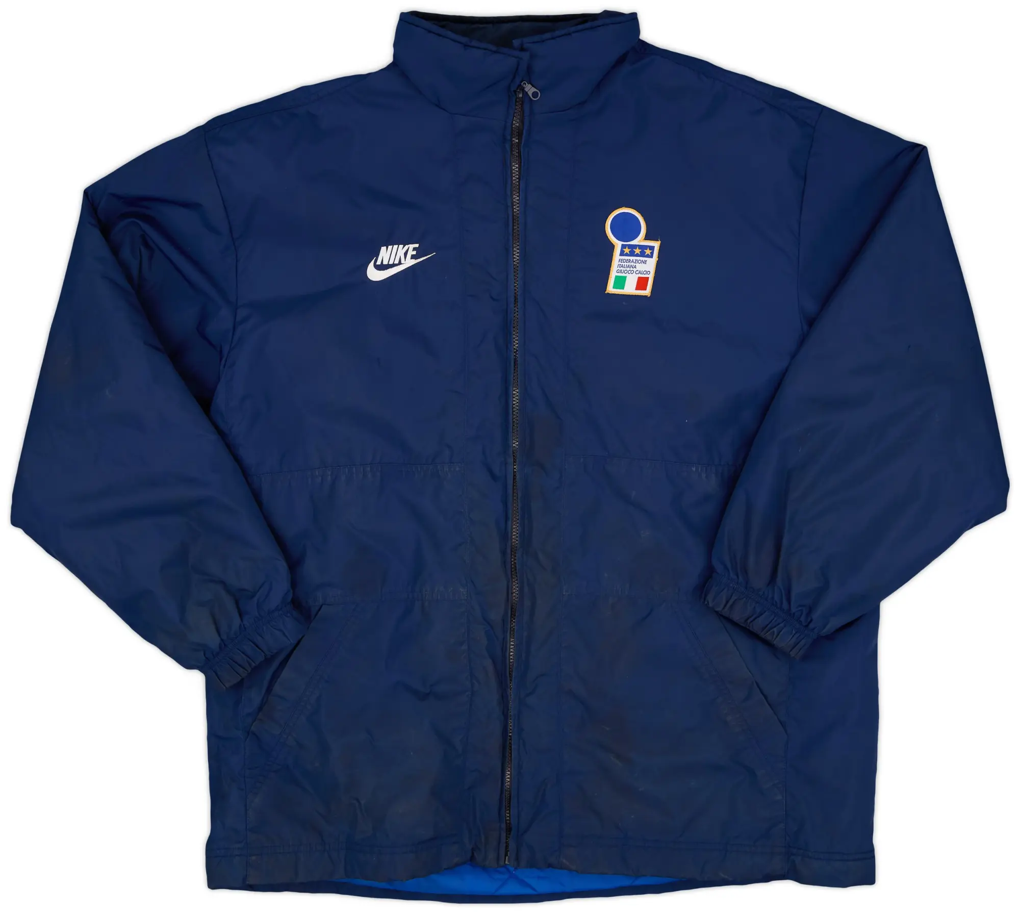 1996-97 Italy Nike Padded Bench Coat - 5/10 - (XL)