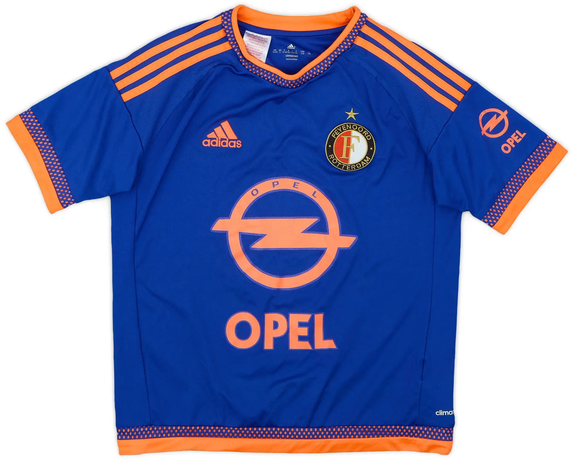 adidas 2015-16 Feyenoord Away Shirt - 8/10 - (L.Boys)