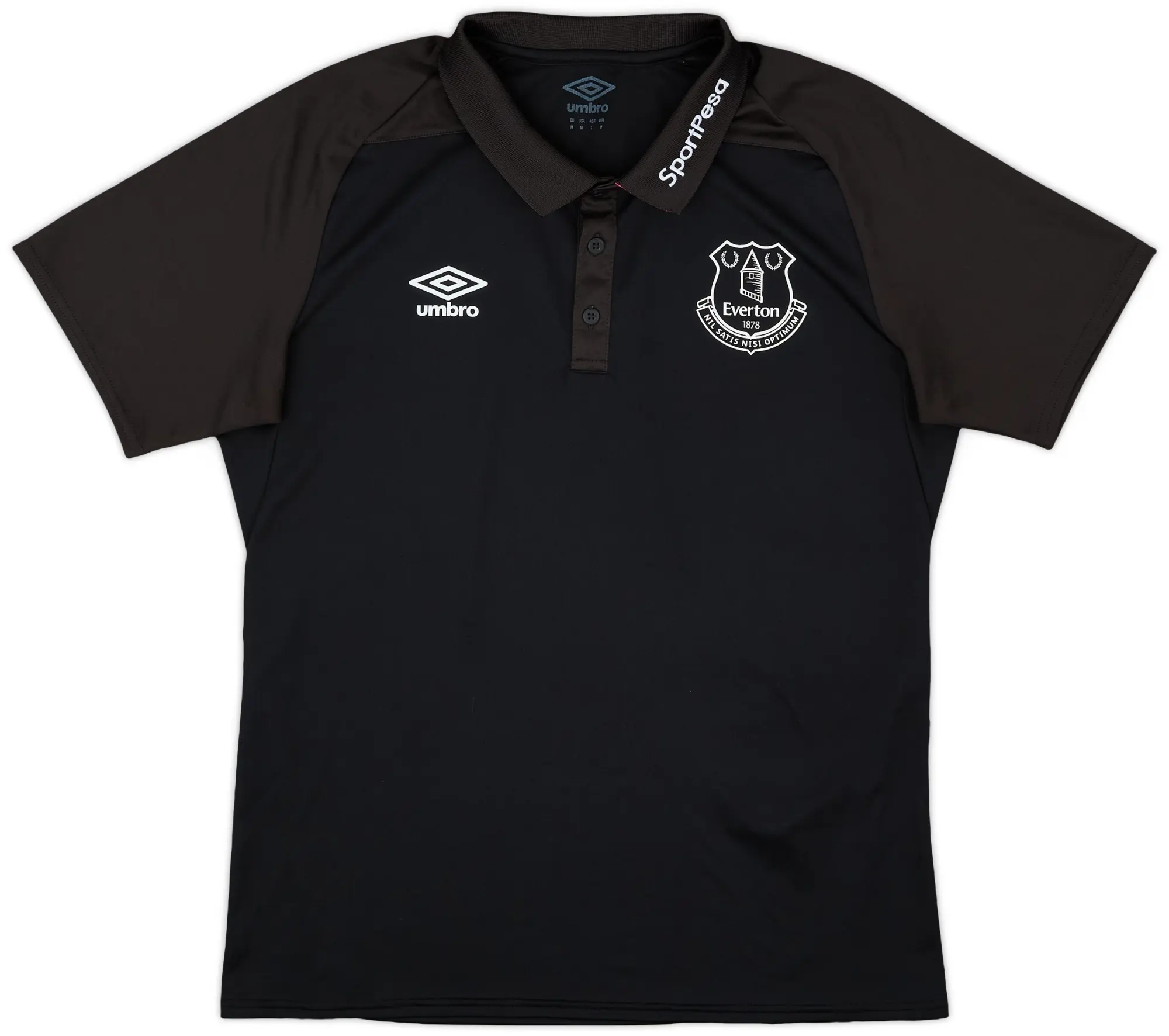 2017-18 Everton Umbro Polo Shirt - 9/10 - (M)