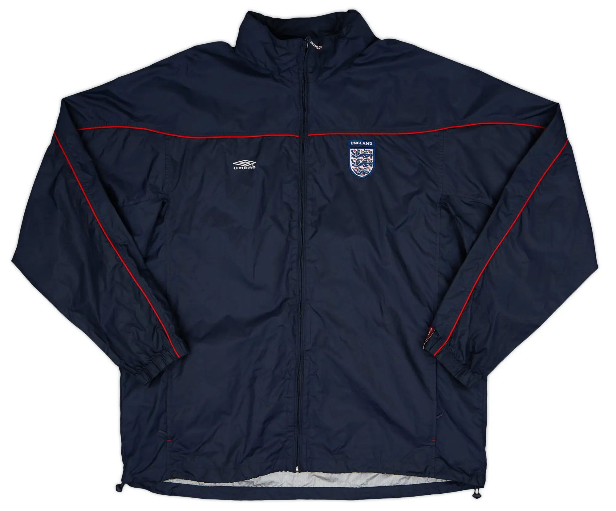 2000-02 England Umbro Hooded Rain Jacket - 9/10 - (XXL)