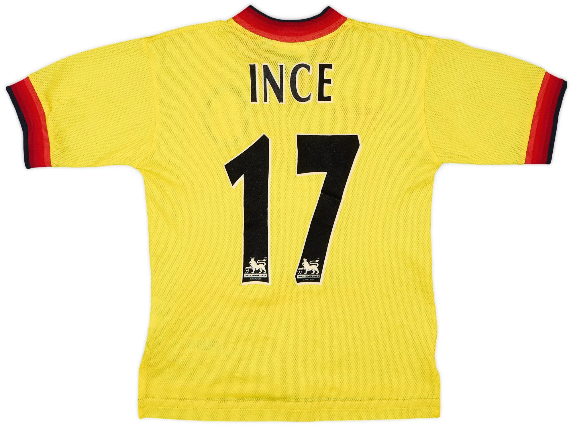 Reebok 1997-99 Liverpool Away Shirt Ince #17 - 9/10 - (M.Boys)