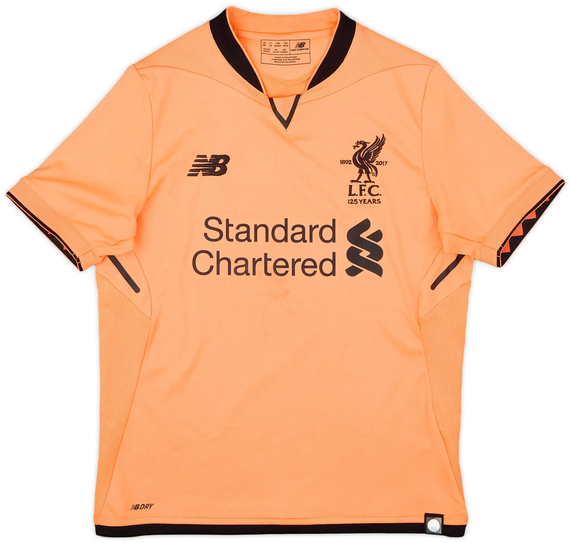 NewBalance 2017-18 Liverpool 125 Years Third Shirt - 6/10 - (L.Boys)
